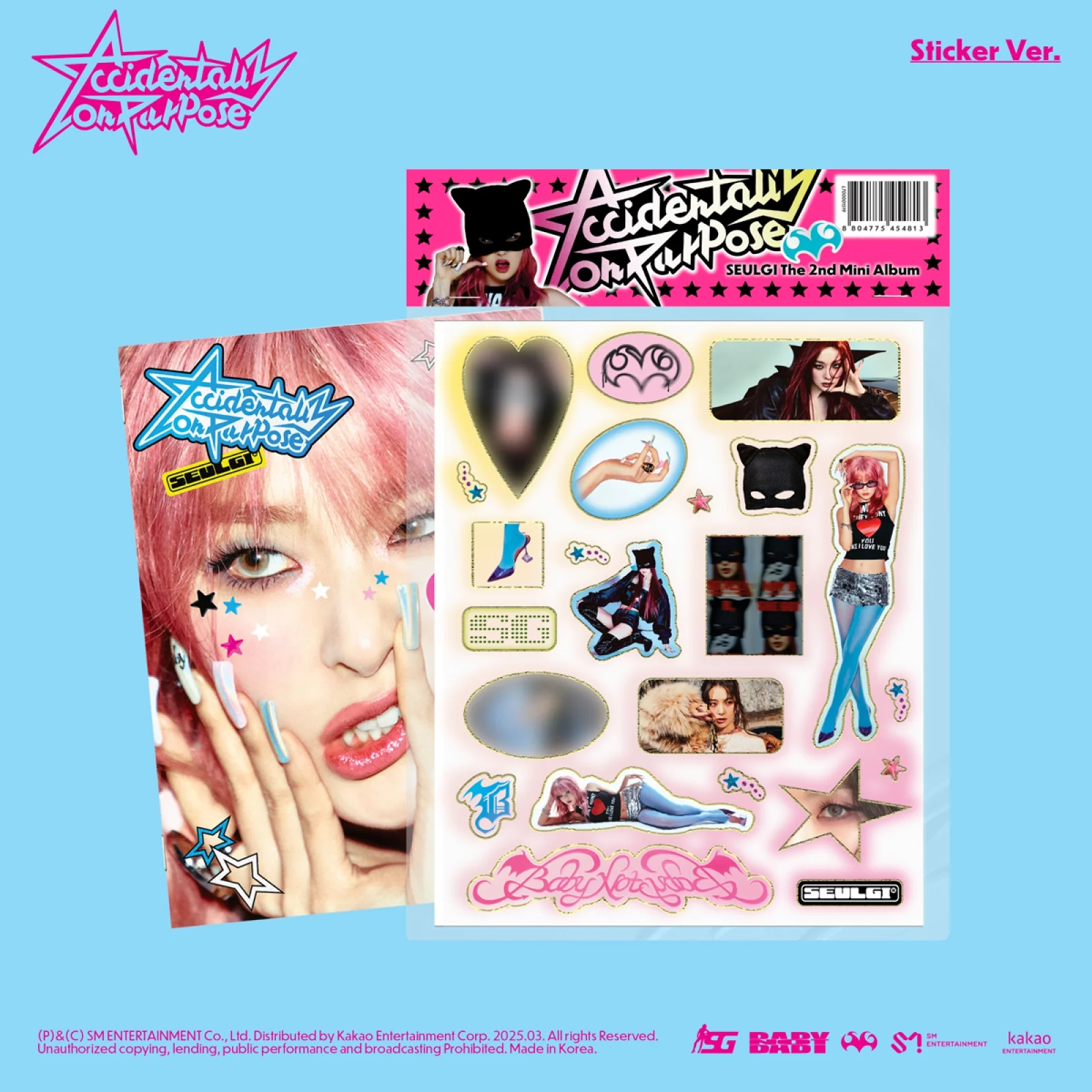 SEULGI (Red Velvet) - Accidentally On Purpose - 2nd Mini Album (Sticker Ver.)