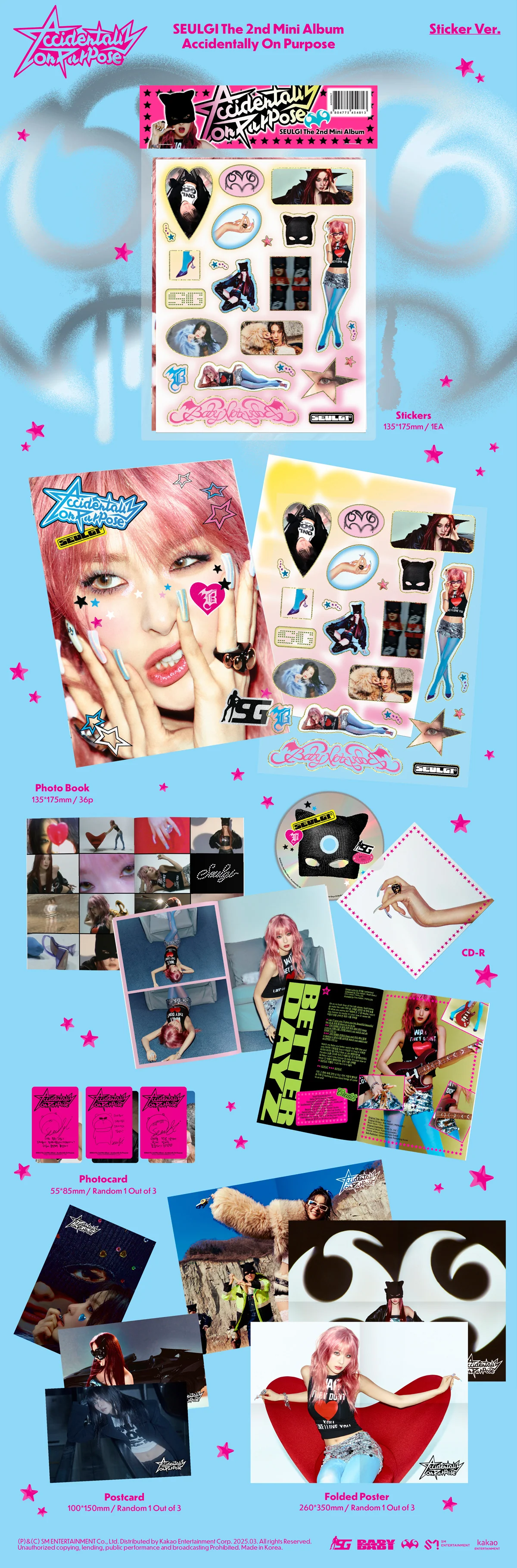 SEULGI (Red Velvet) - Accidentally On Purpose - 2nd Mini Album (Sticker Ver.) - Image 2