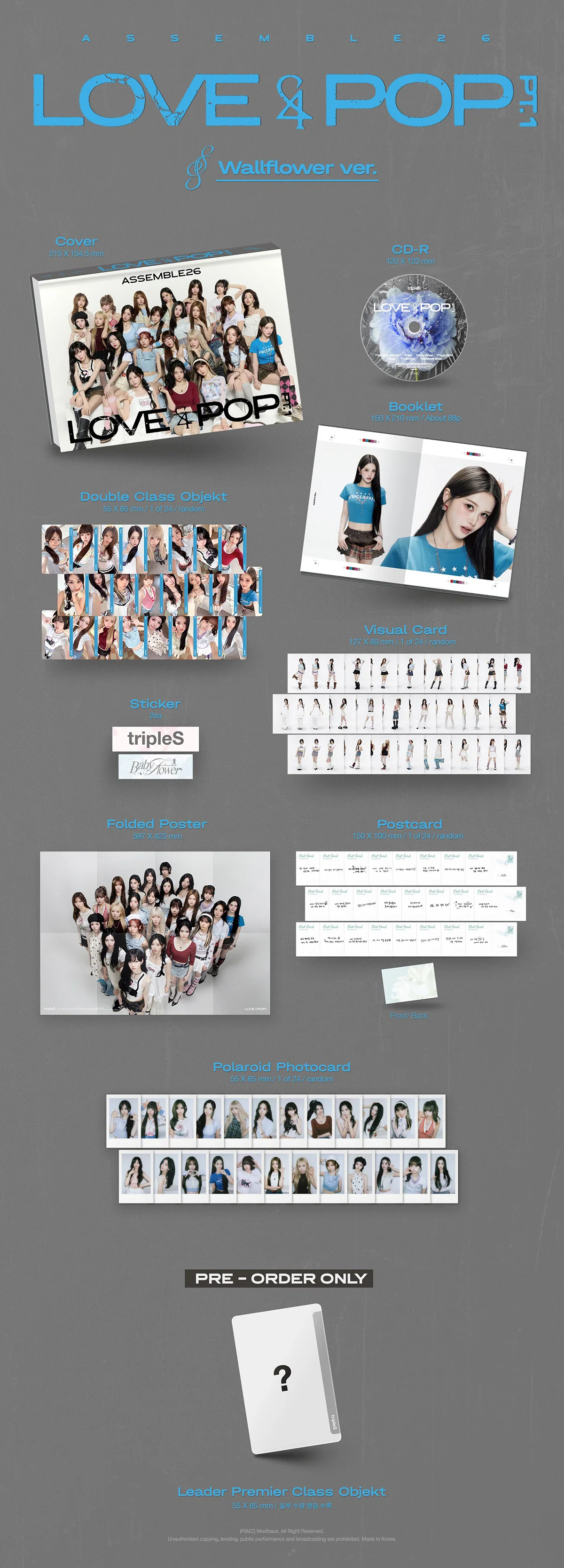 (Pre-Order) tripleS - LOVE&POP pt. 1 - Album (Standard Ver.) - Image 4