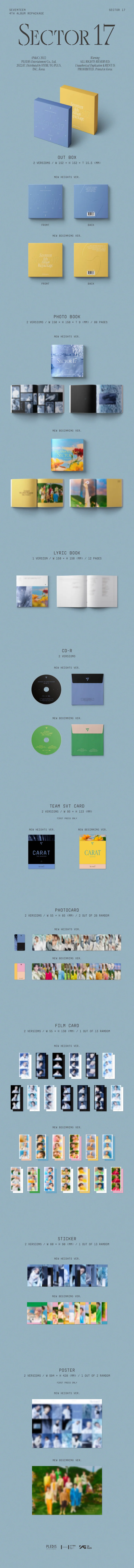 SEVENTEEN - SECTOR 17 - 4th Album Repackage (Standard Ver.) - Image 2