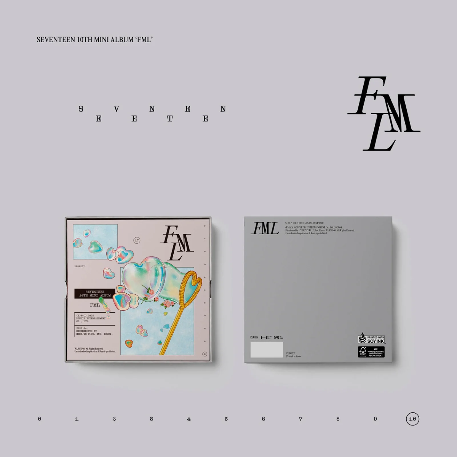 SEVENTEEN - FML - 10th Mini Album (Carat Ver.)