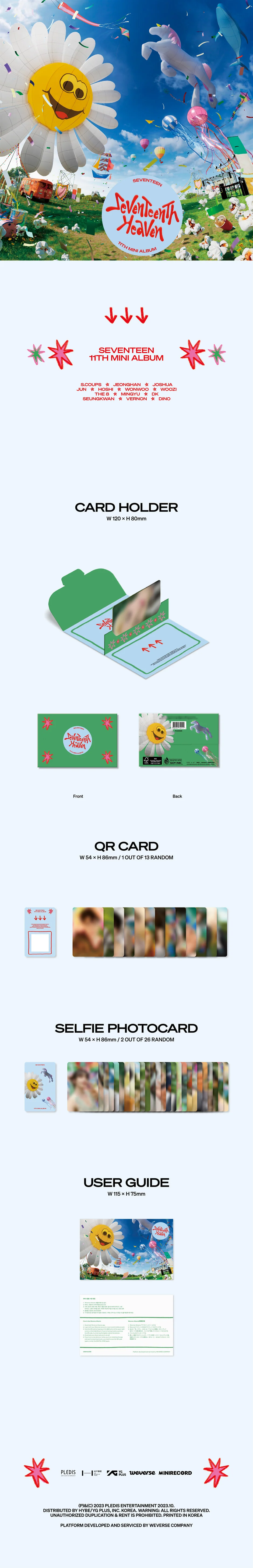 SEVENTEEN - SEVENTEENTH HEAVEN - 11th Mini Album (Weverse Albums Ver.) - Image 2