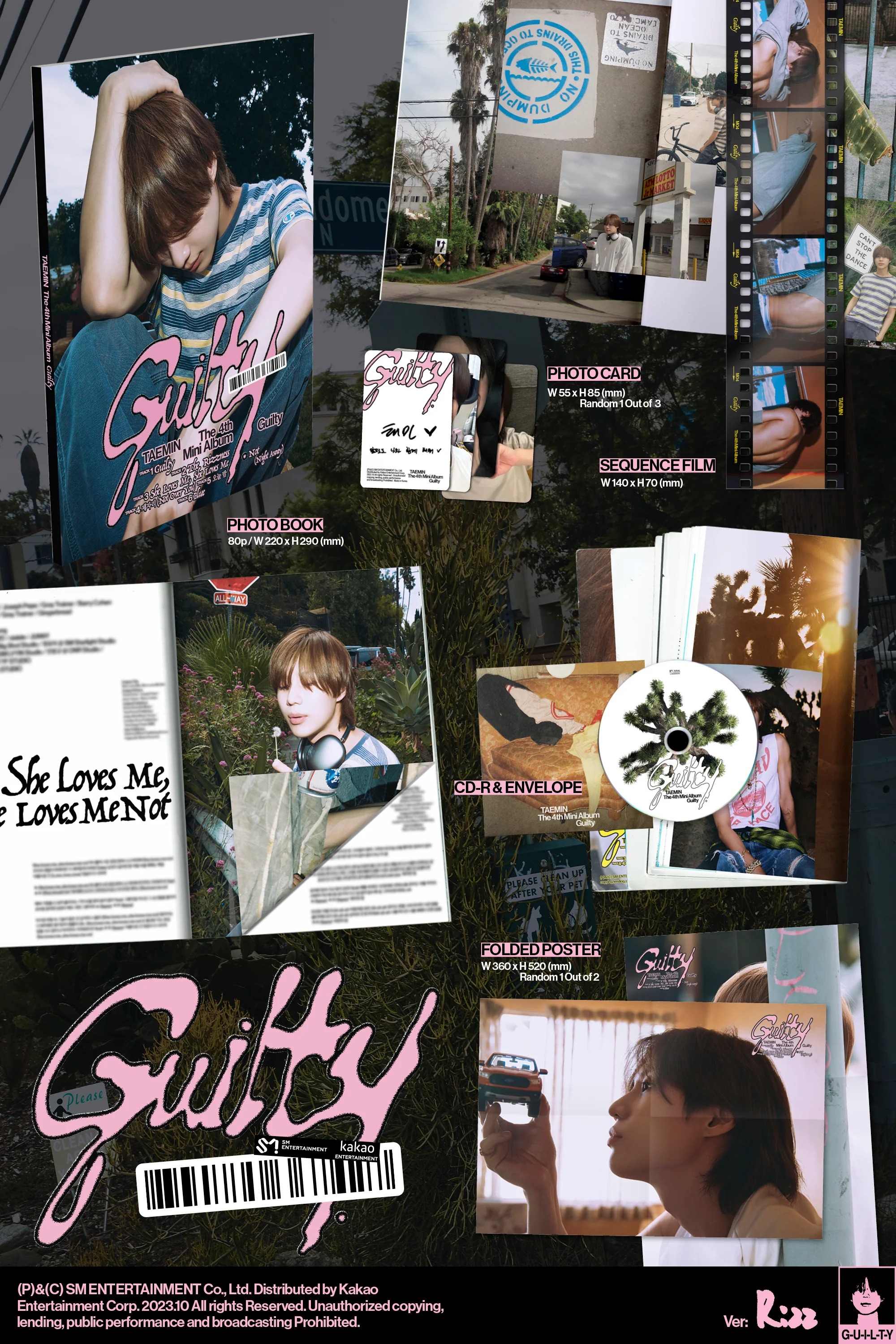 TAEMIN (SHINee) - Guilty - 4th Mini Album (Photobook Ver.) - Image 2