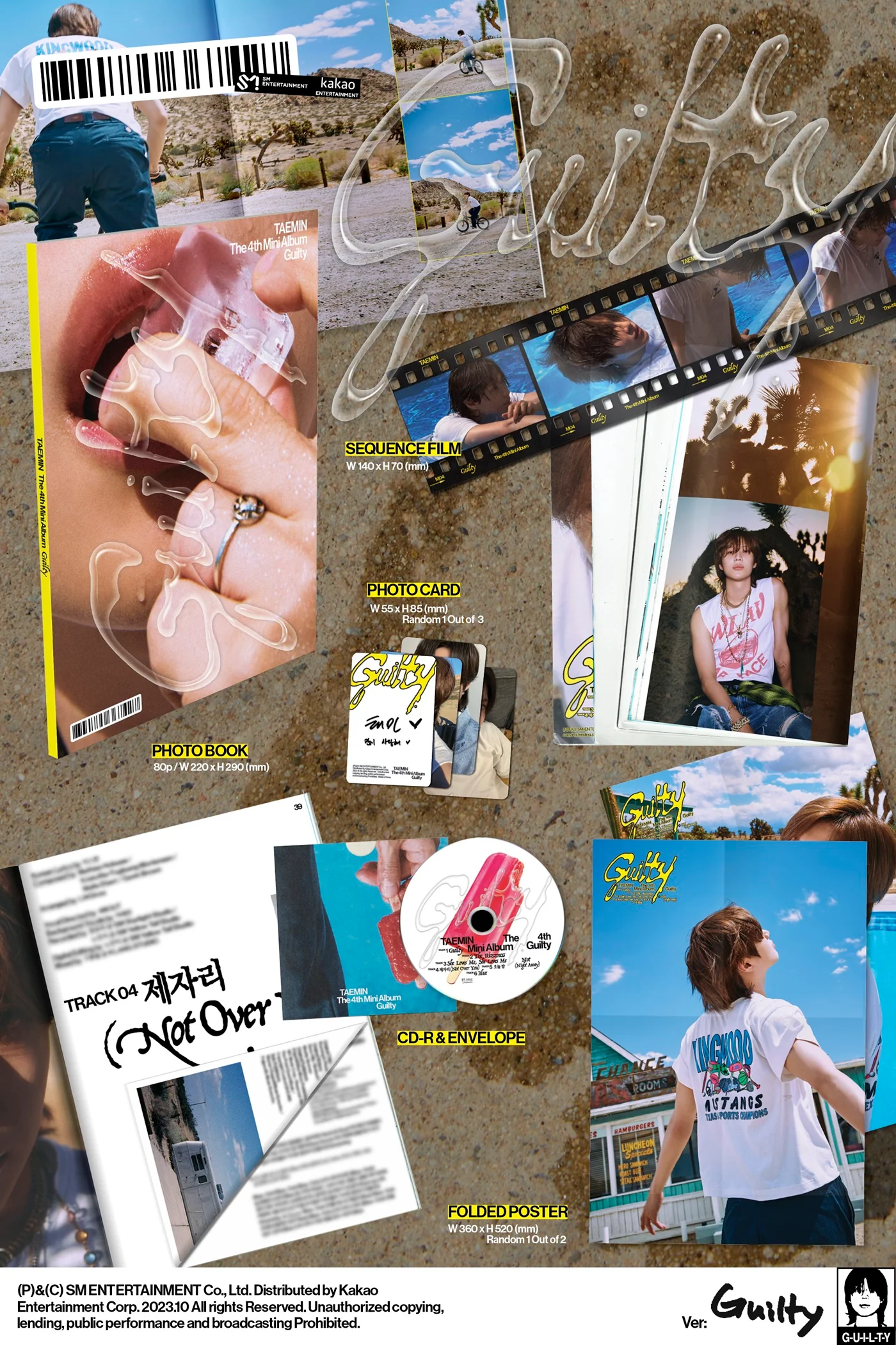 TAEMIN (SHINee) - Guilty - 4th Mini Album (Photobook Ver.) - Image 3