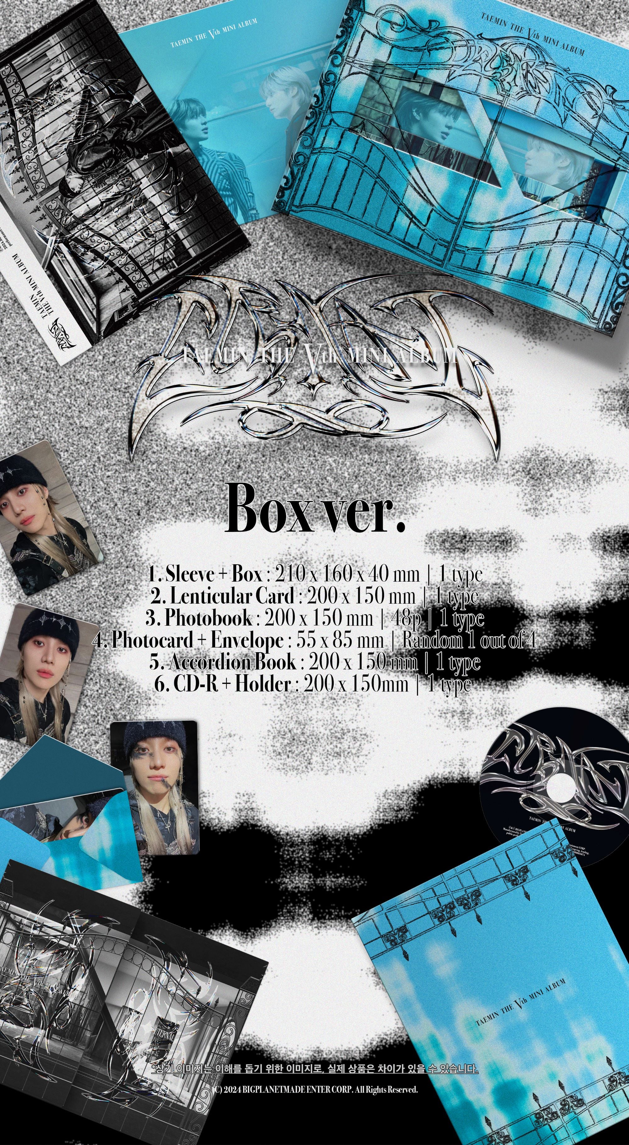 TAEMIN (SHINee) - ETERNAL - 5th Mini Album (Box Ver.) - Image 2
