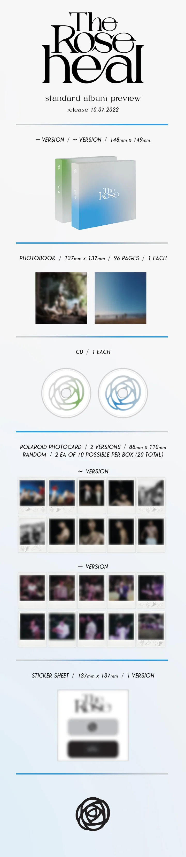 THE ROSE - HEAL - Standard Album (~ Ver.) - Image 2