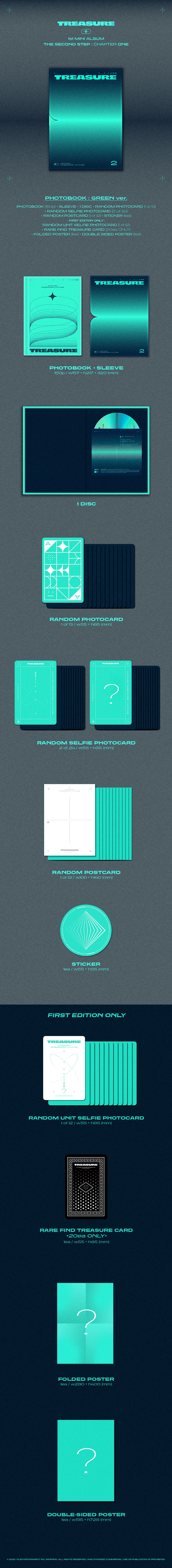 TREASURE - THE SECOND STEP : CHAPTER ONE - 1st Mini Album - Image 2