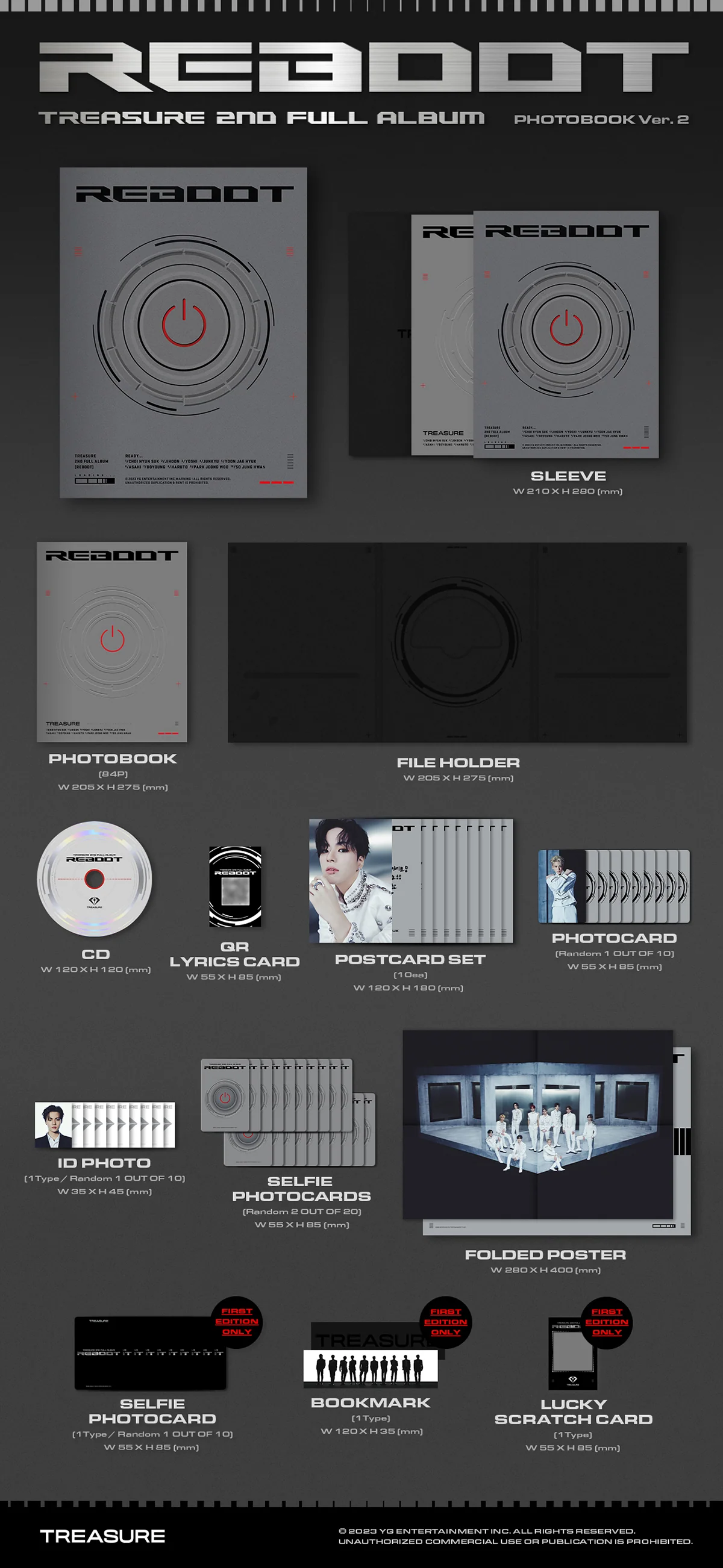 TREASURE - REBOOT - 2nd Full Album (Photobook Ver.) - Image 3