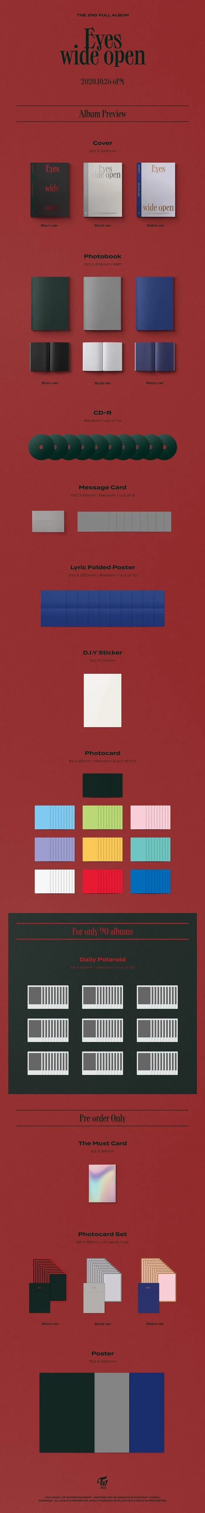 TWICE - Eyes wide open - 2nd Full Album - Image 2