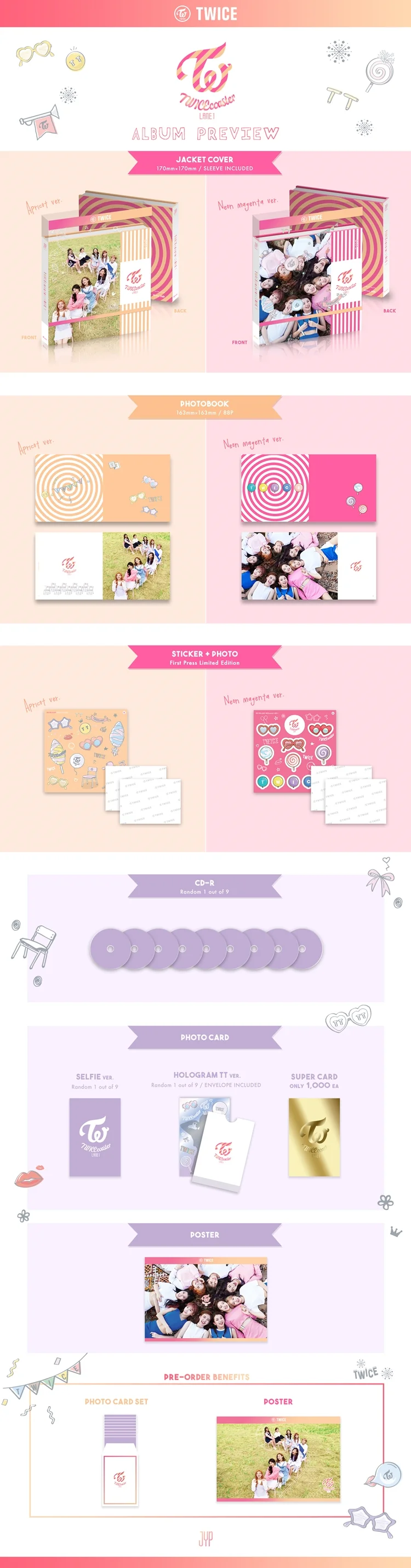 TWICE - TWICEcoaster : LANE 1 - 3rd Mini Album - Image 2