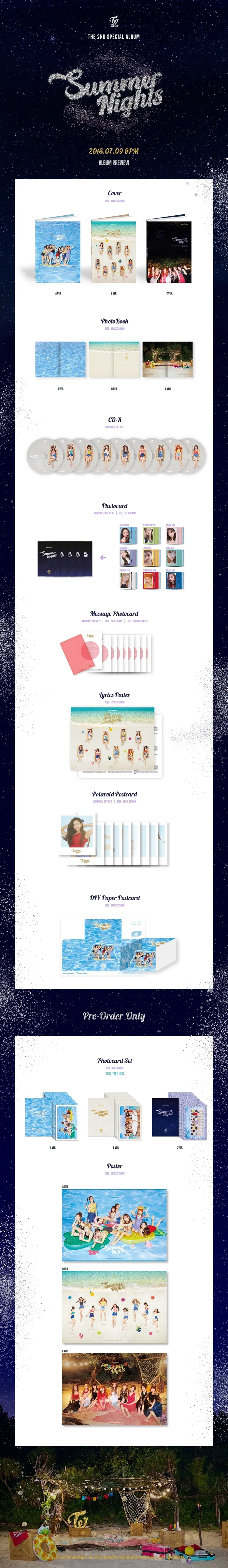 TWICE - Summer Nights - 2nd Special Album - Image 2
