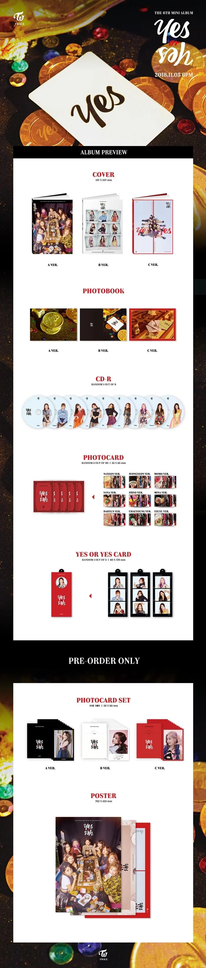 TWICE - YES or YES - 6th Mini Album - Image 2