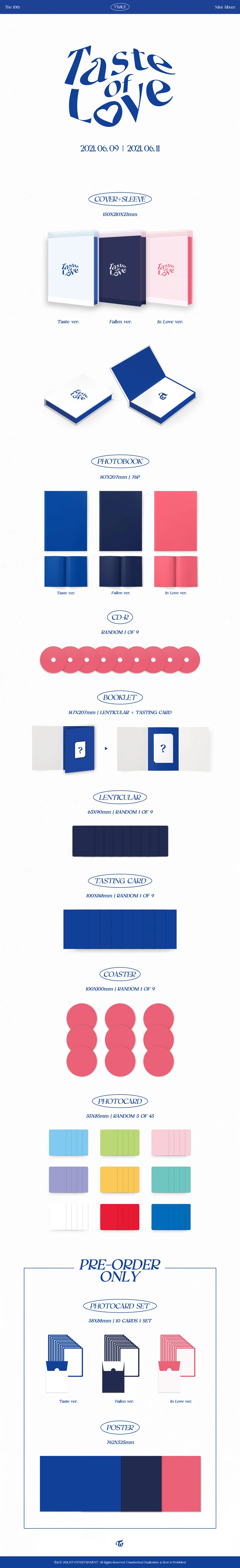TWICE - Taste of Love - 10th Mini Album - Image 2
