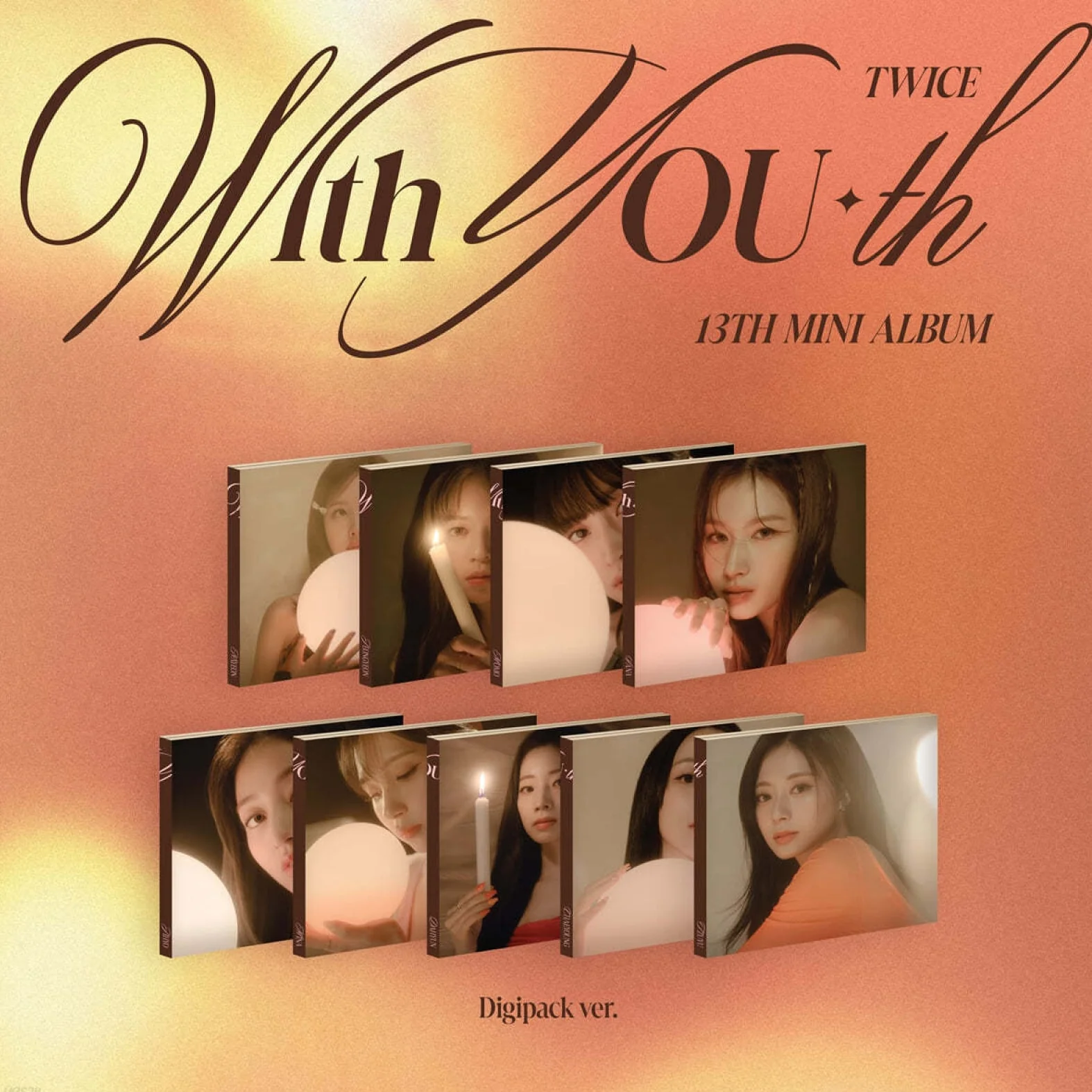 TWICE - With YOU-th - 13th Mini Album (Digipack Ver.)