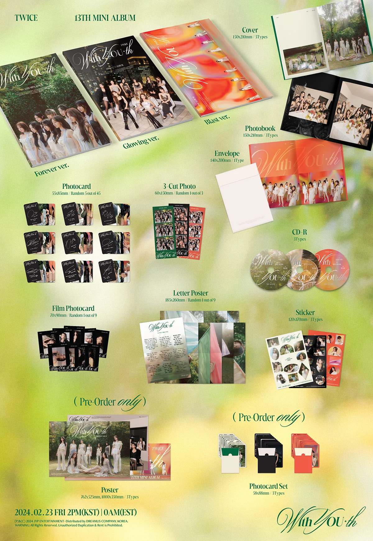 TWICE - With YOU-th - 13th Mini Album - Image 2