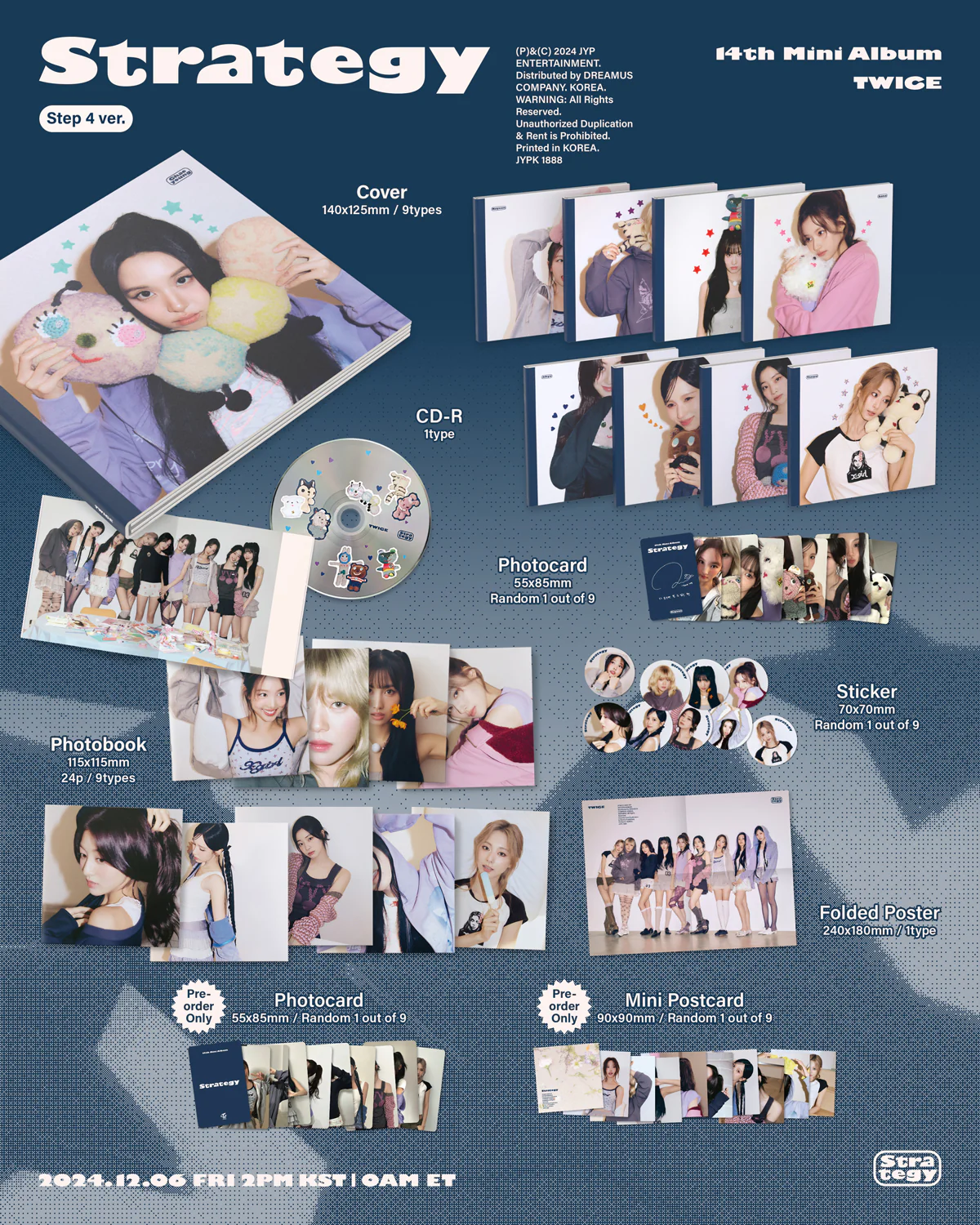 TWICE - STRATEGY - 14th Mini Album (Step 4 Ver.) - Image 2