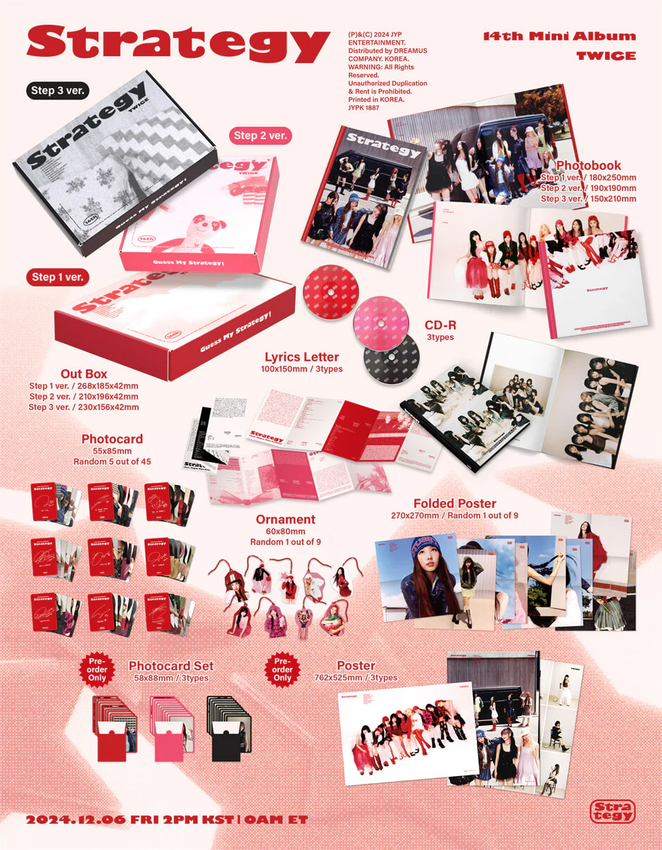 TWICE - STRATEGY - 14th Mini Album (Standard Ver.) - Image 2