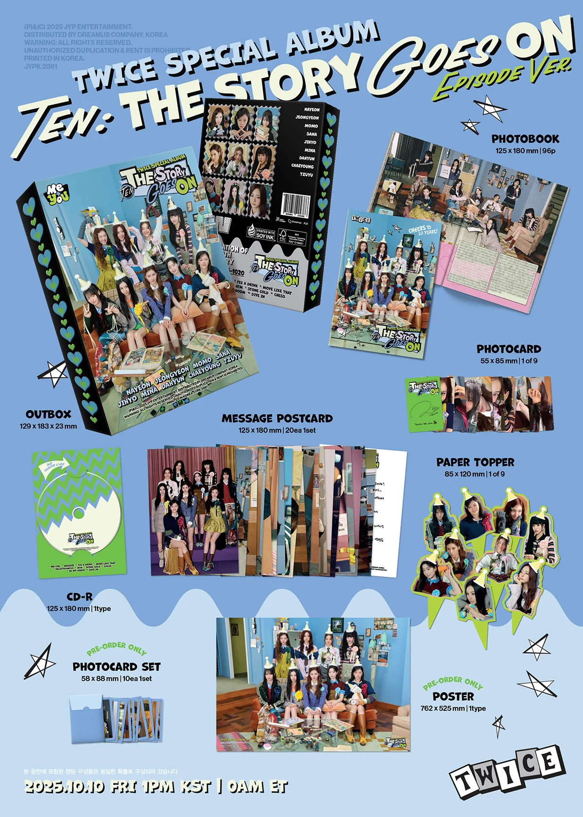 TWICE - TEN: The Story Goes On - Special Album (Episode Ver.) - Image 2