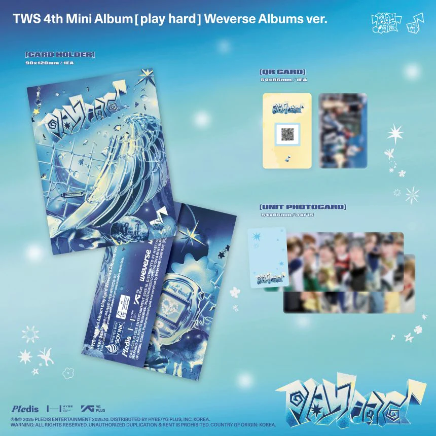 TWS - play hard - 4th Mini Album (Weverse Albums Ver.) - Image 2
