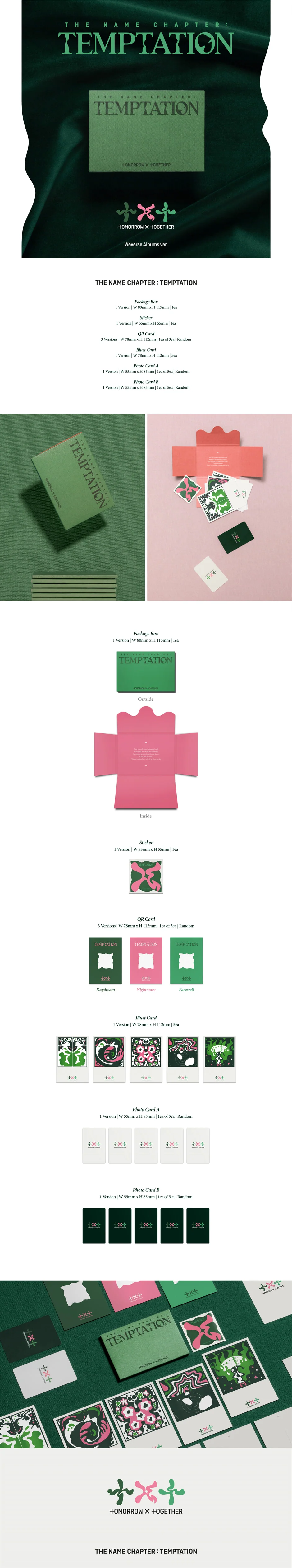 TXT - THE NAME CHAPTER : TEMPTATION - 5th Mini Album (Weverse Albums Ver.) - Image 2
