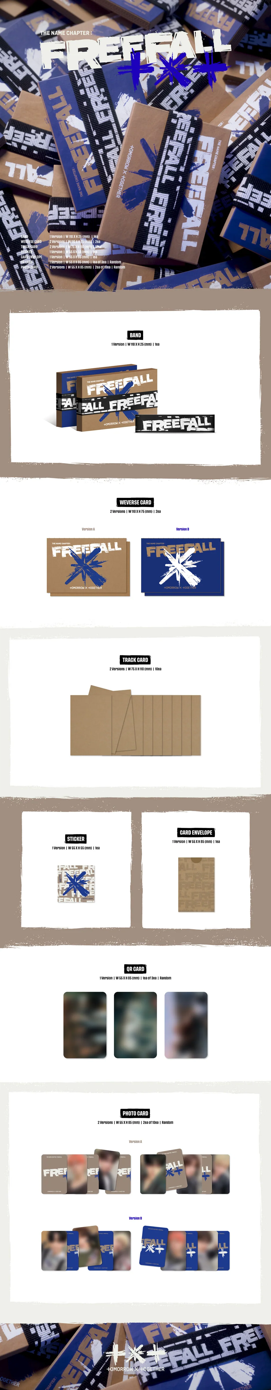 TXT - THE NAME CHAPTER : FREEFALL - 3rd Regular Album (Weverse Albums Ver.) - Image 2