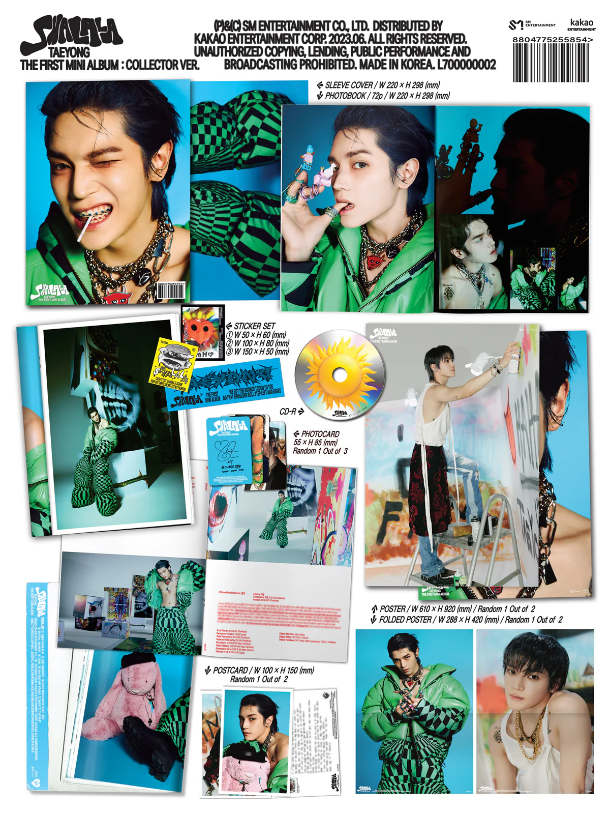 TAEYONG (NCT) - SHALALA - 1st Mini Album (Collector Ver.) - Image 2