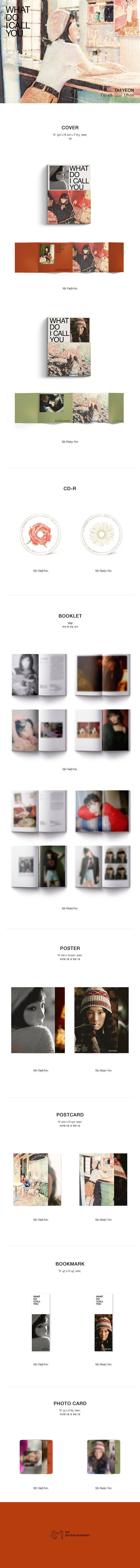 TAEYEON (Girls’ Generation) - What Do I Call You - 4th Mini Album - Image 2