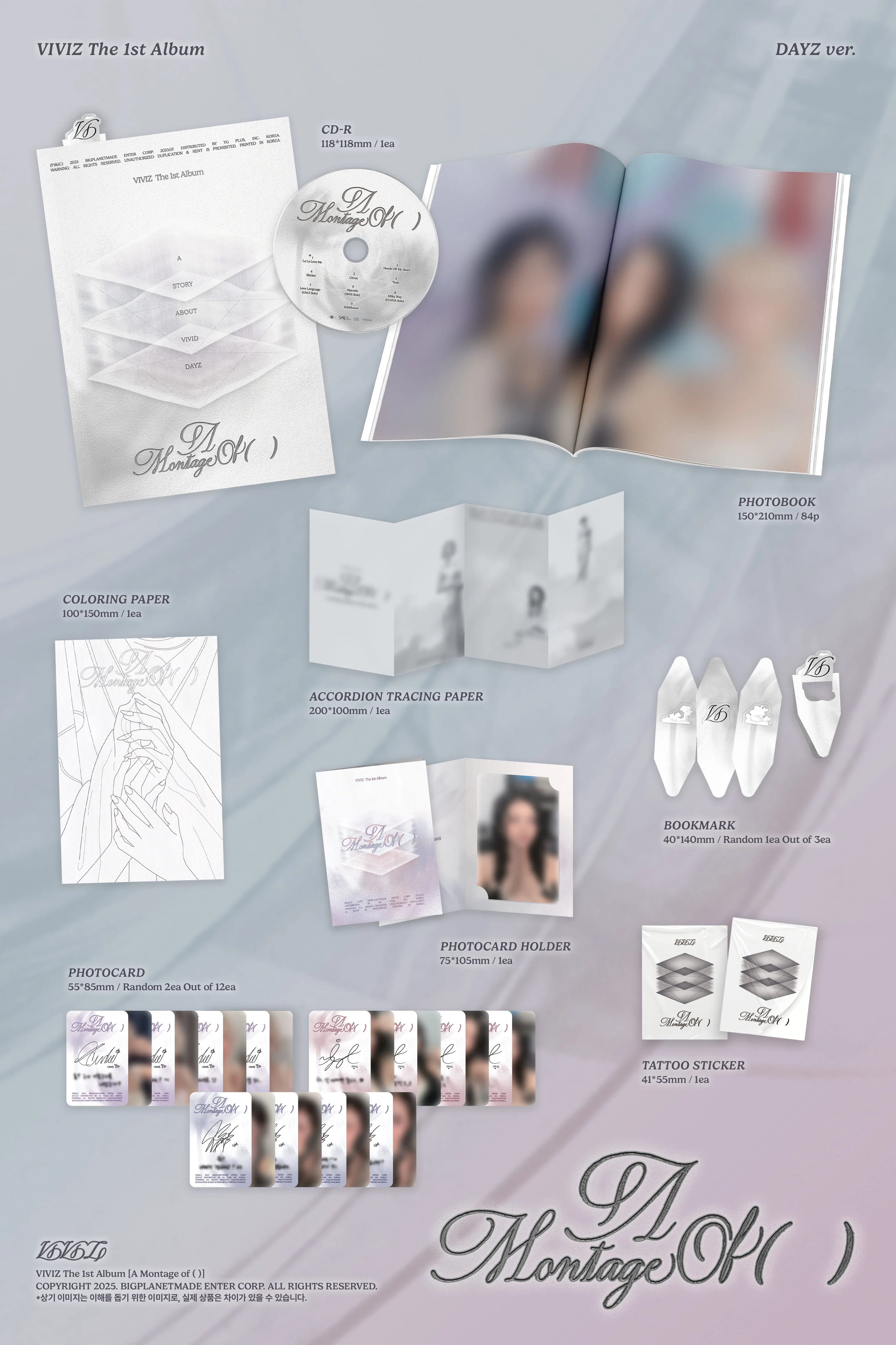 VIVIZ - A Montage of ( ) - 1st Album (Standard Ver.) - Image 3