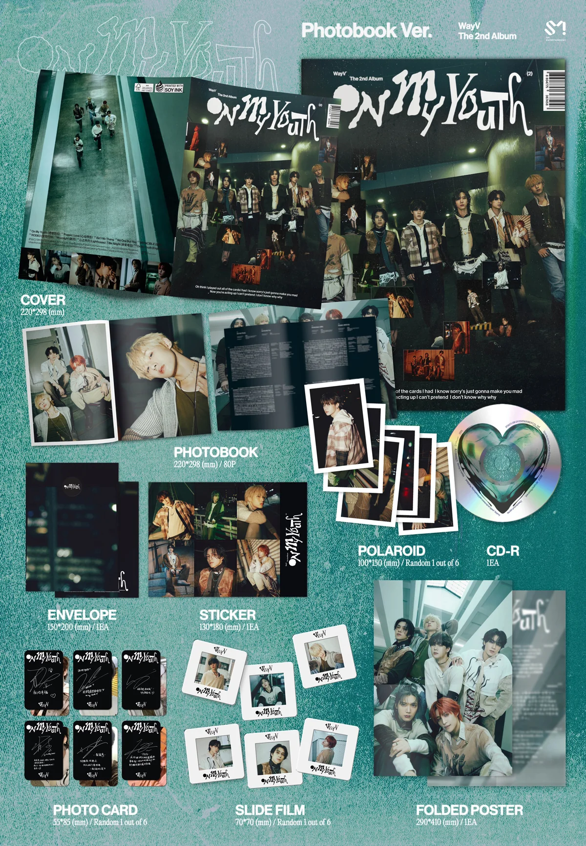 WayV - On My Youth - 2nd Album (Photobook Ver.) - Image 2