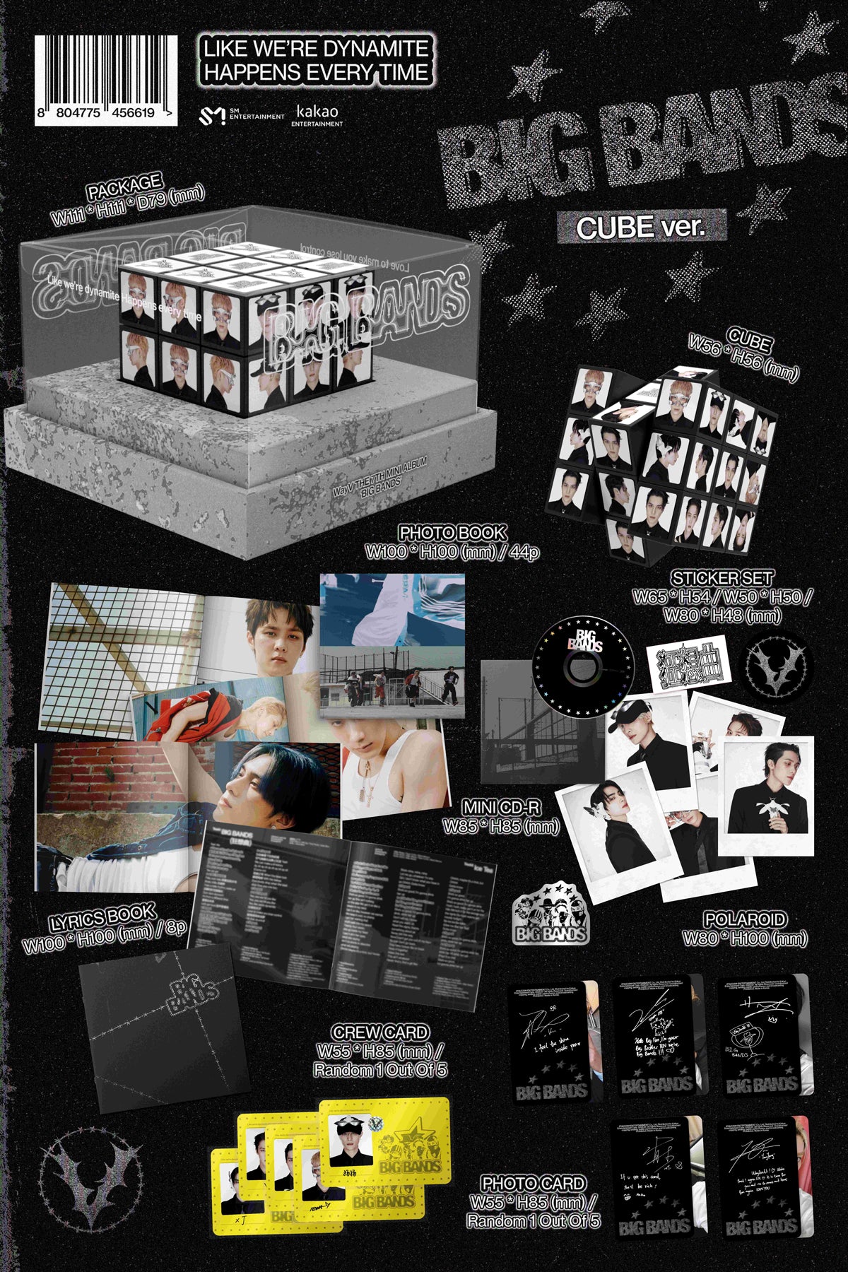 WayV - BIG BANDS - 7th Mini Album (Special Ver.) - Image 2
