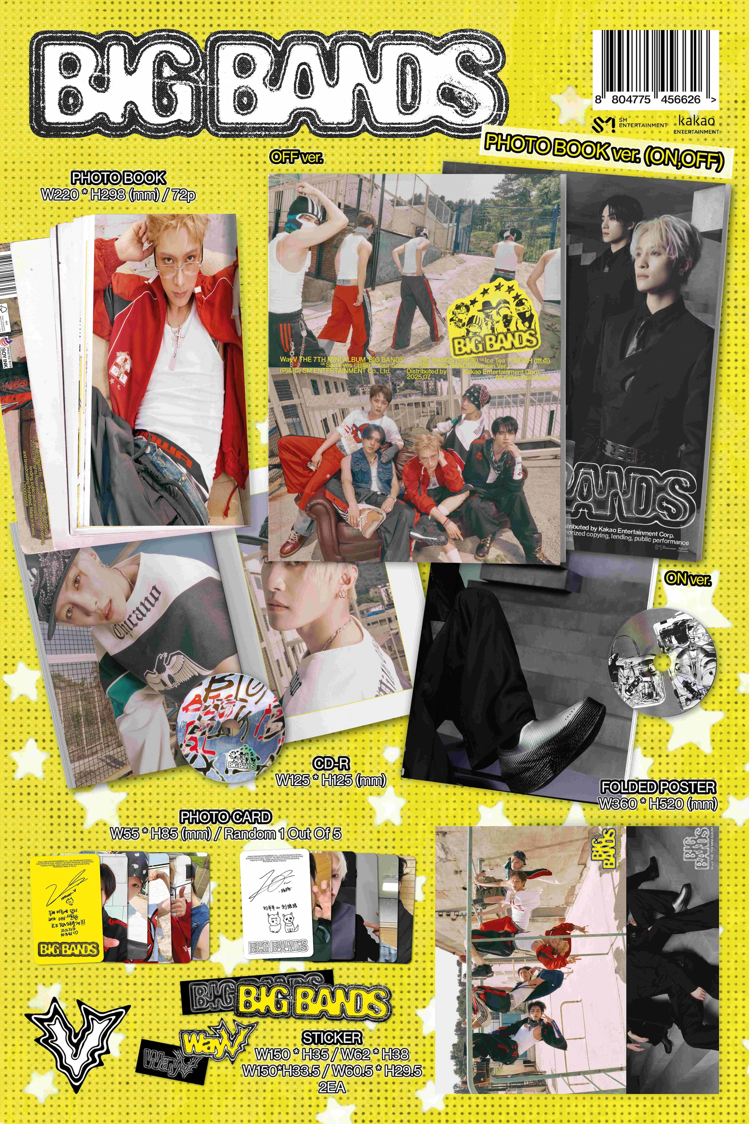 WayV - BIG BANDS - 7th Mini Album (Photobook Ver.) - Image 2