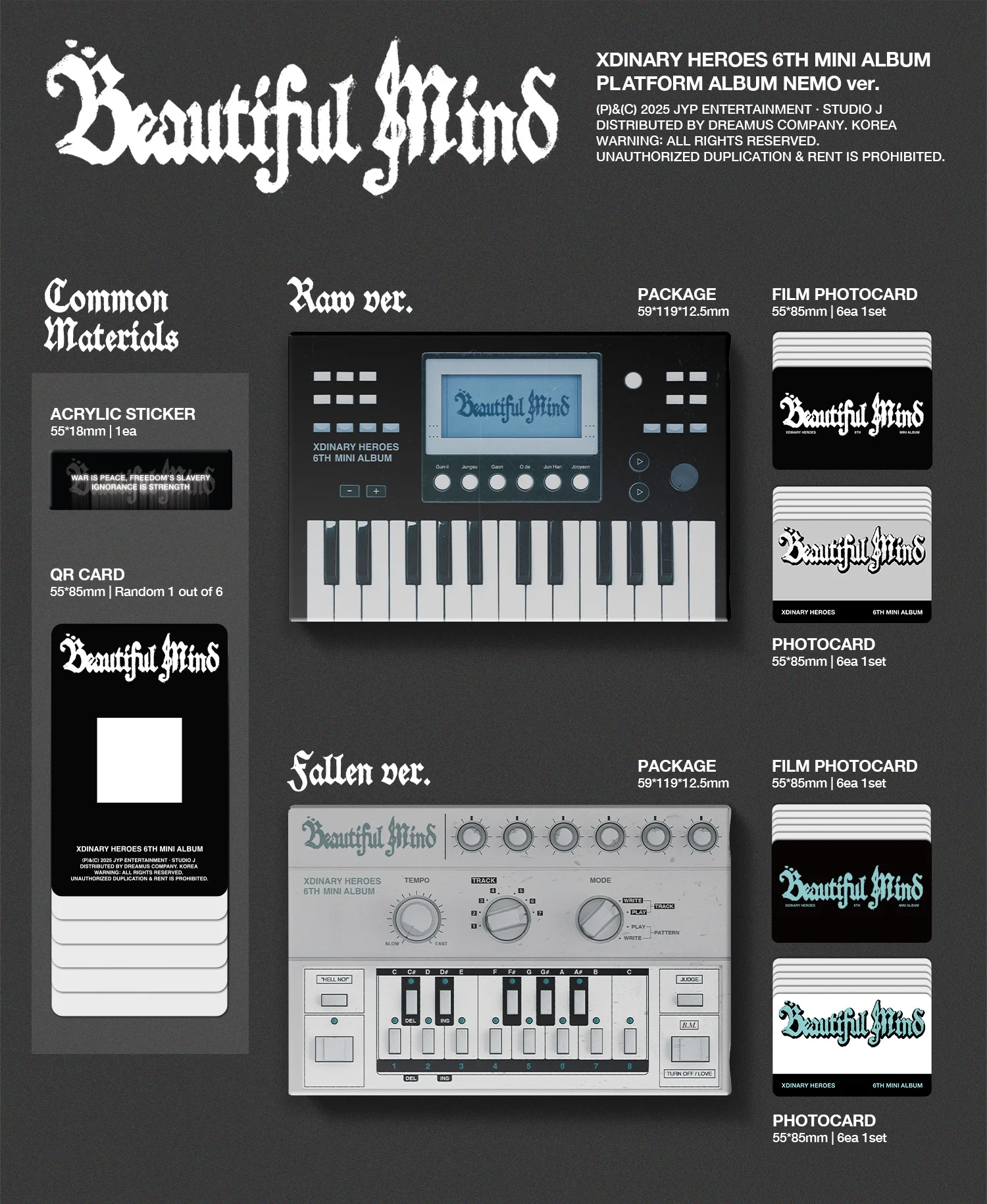 Xdinary Heroes - Beautiful Mind - 6th Mini Album (Platform Ver.) - Image 2