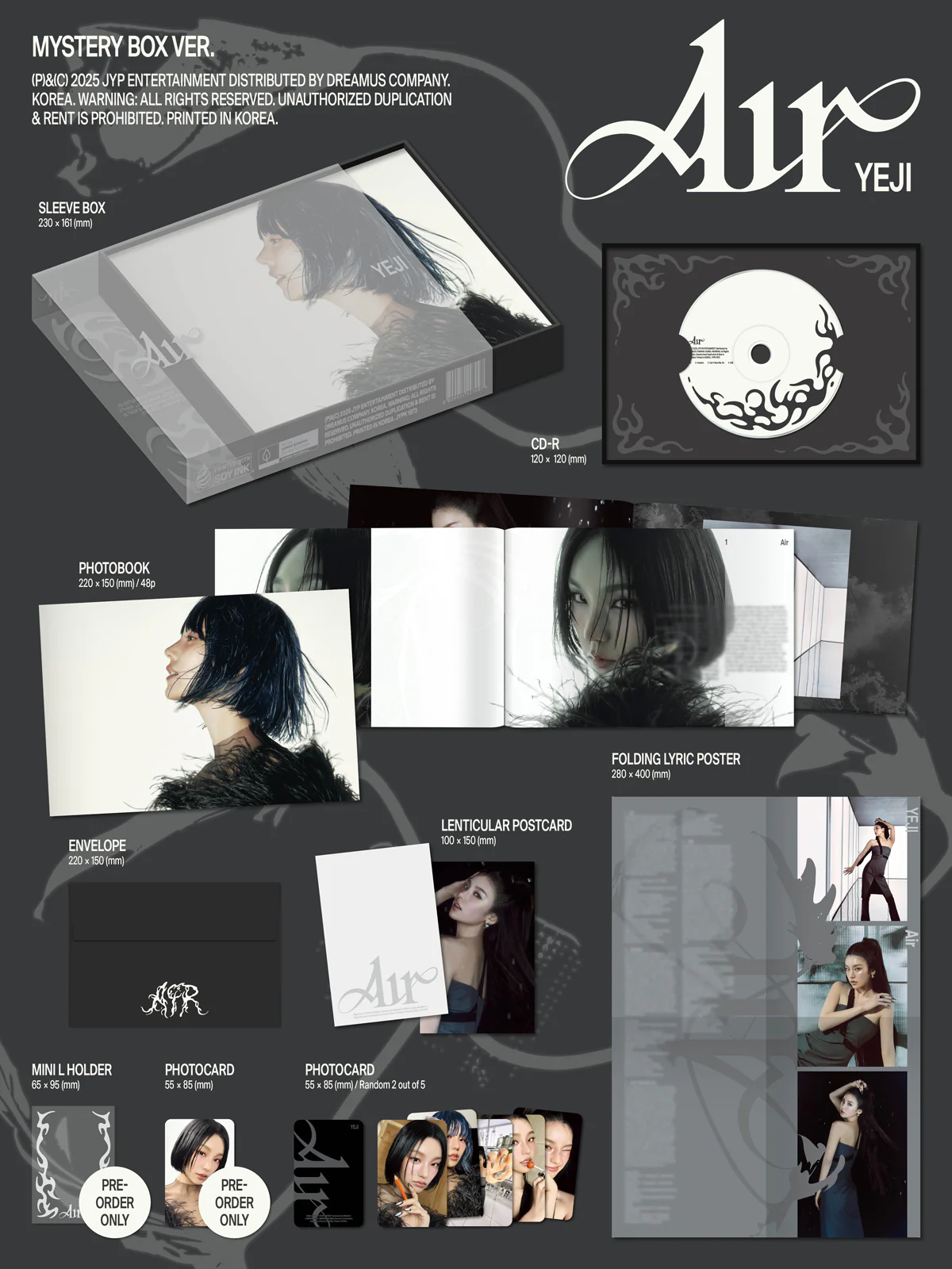 YEJI (ITZY) - Air - Album (Mystery Box Ver.) - Image 2
