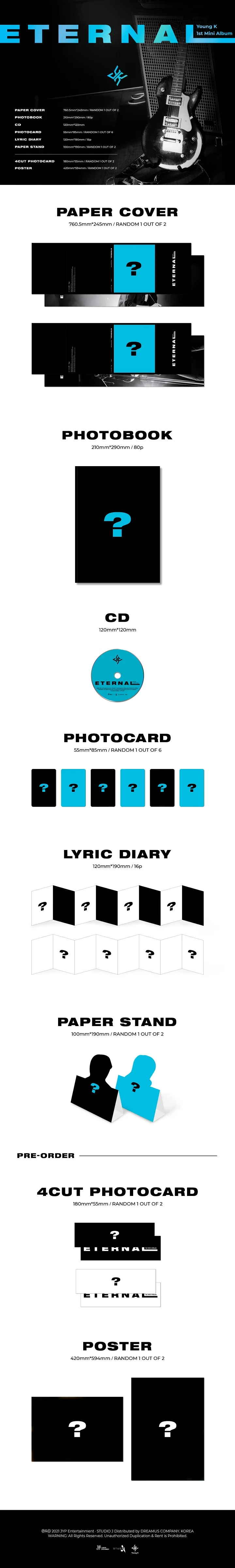 Young K - Eternal - 1st Mini Album - Image 2