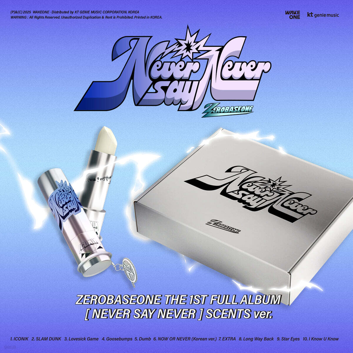 ZEROBASEONE - NEVER SAY NEVER - 1st Full Album (Limited / Scents Ver.)