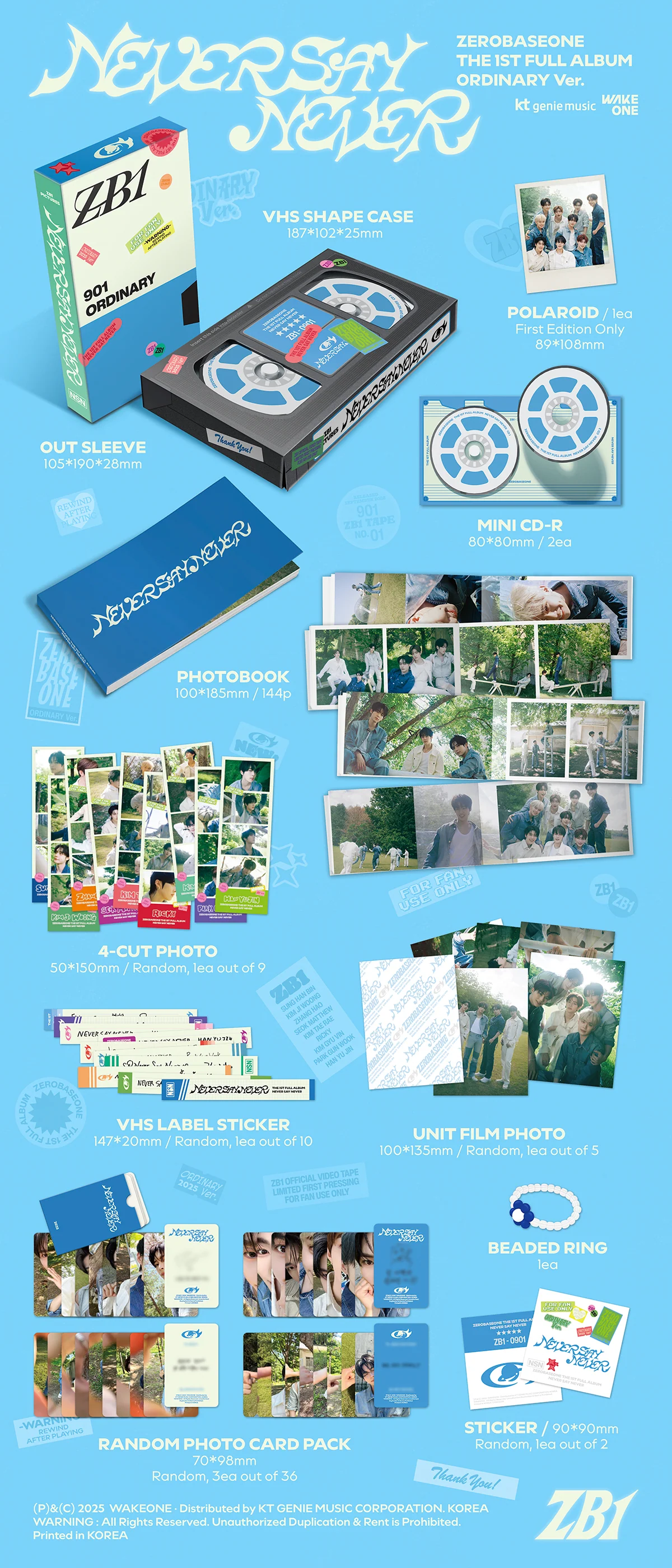 ZEROBASEONE - NEVER SAY NEVER - 1st Full Album (Standard Ver.) - Image 3