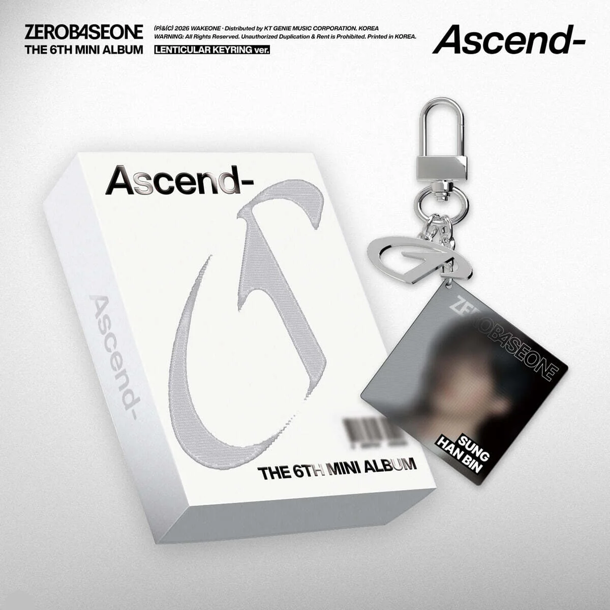 ZEROBASEONE - Ascend- - 6th Mini Album (Lenticular Keyring Ver.)
