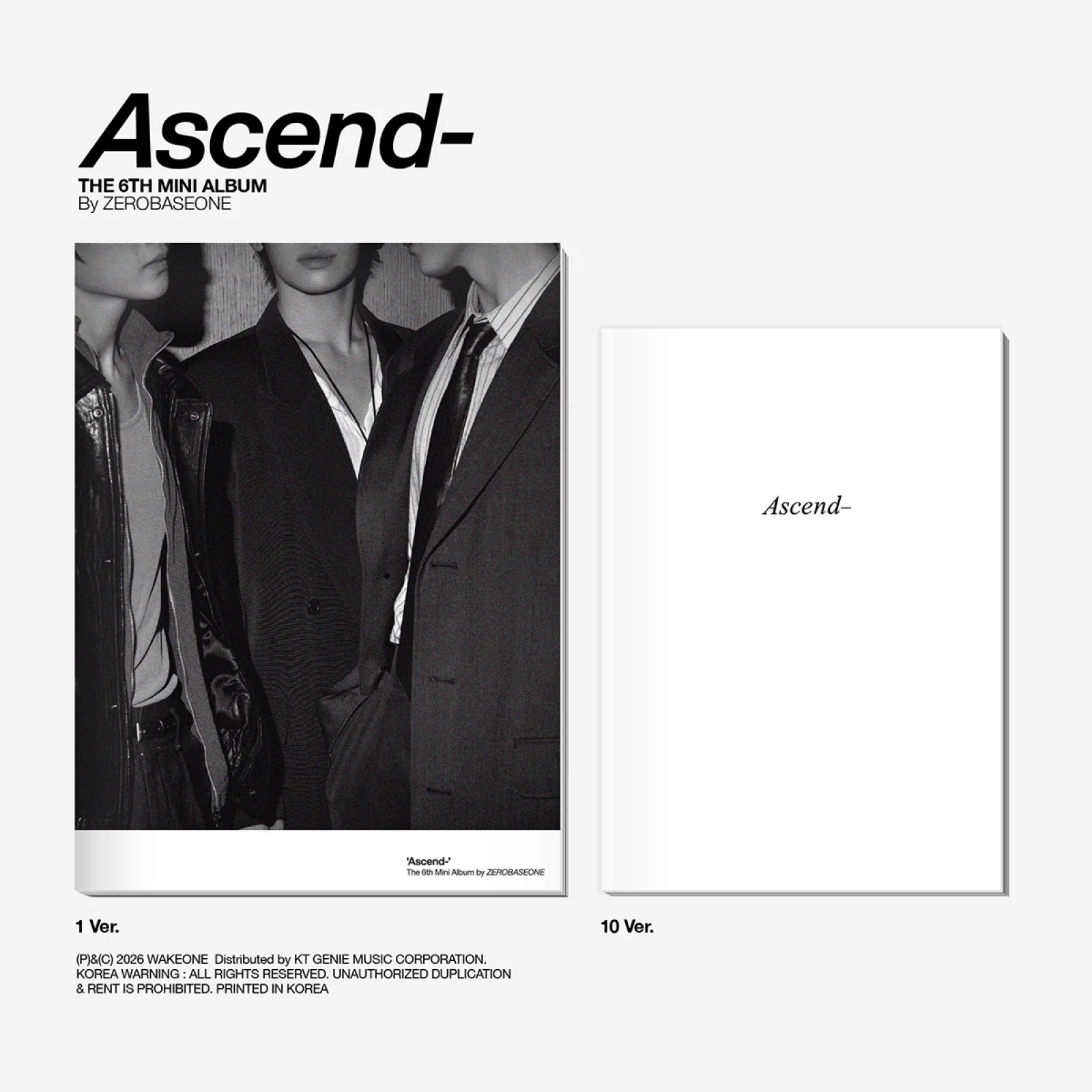 ZEROBASEONE - Ascend- - 6th Mini Album (Photobook Ver.)
