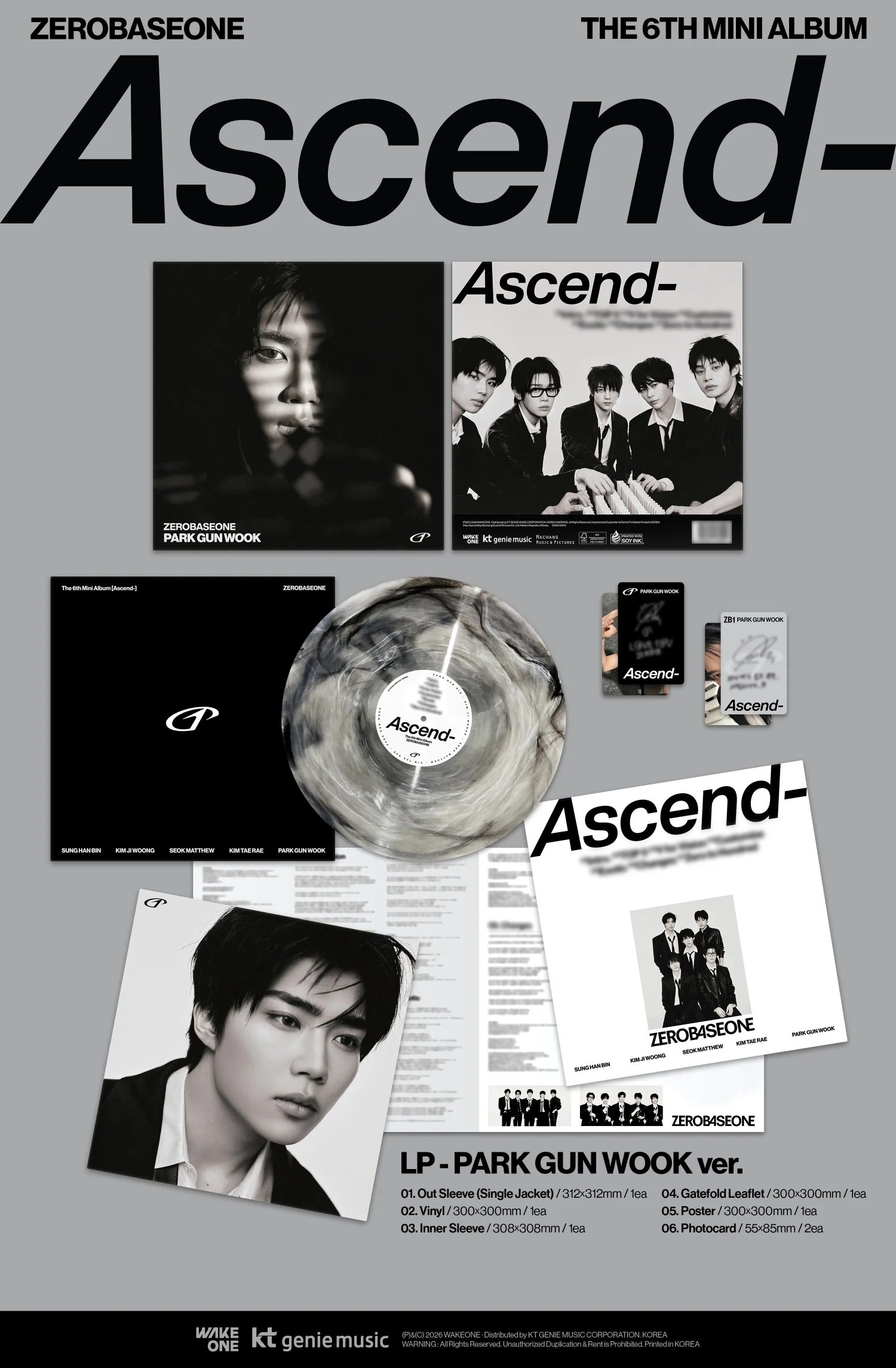 ZEROBASEONE - Ascend- - 6th Mini Album (LP Ver.) - Image 6