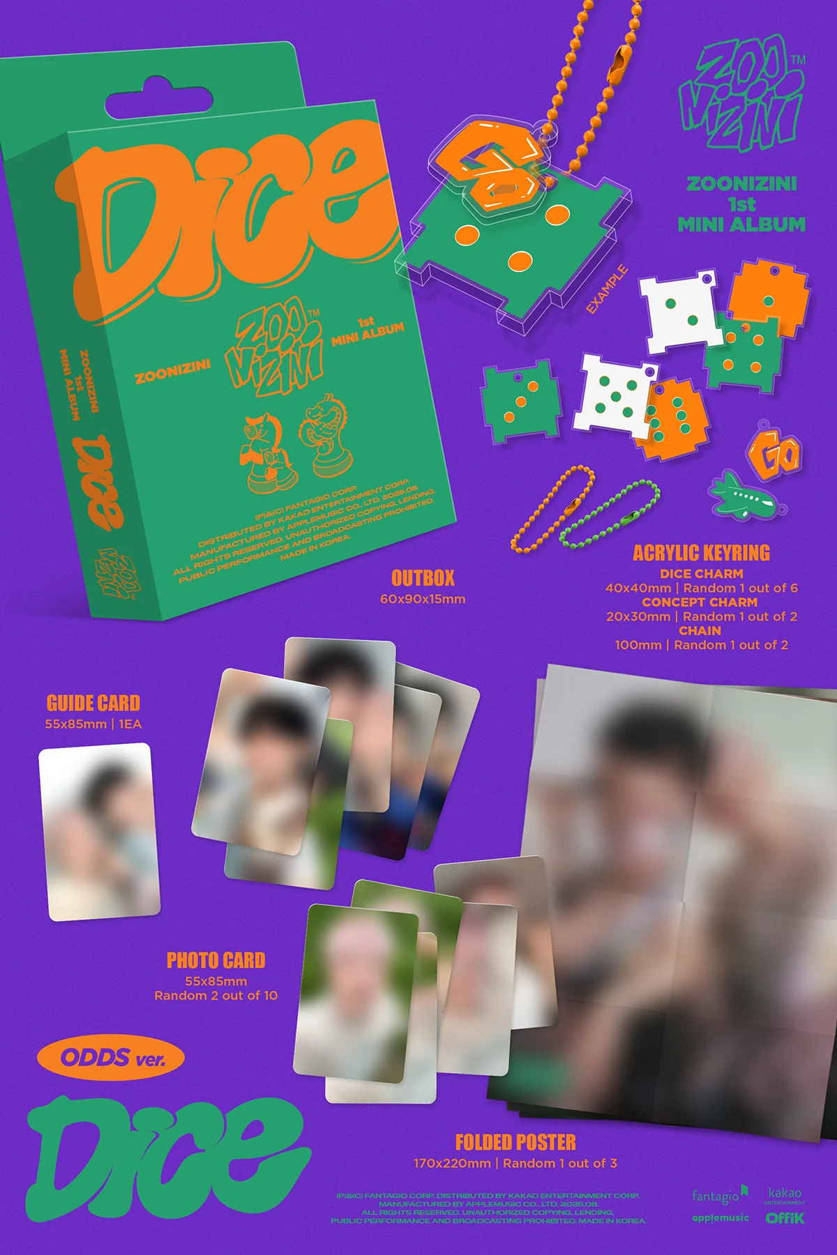 ZOONIZINI (ASTRO) - DICE - 1st Mini Album (ODDS / META Ver.) - Image 2