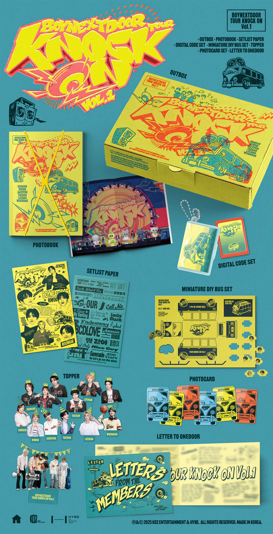 BOYNEXTDOOR - BOYNEXTDOOR TOUR ’KNOCK ON Vol.1’ - Photobook - Image 2