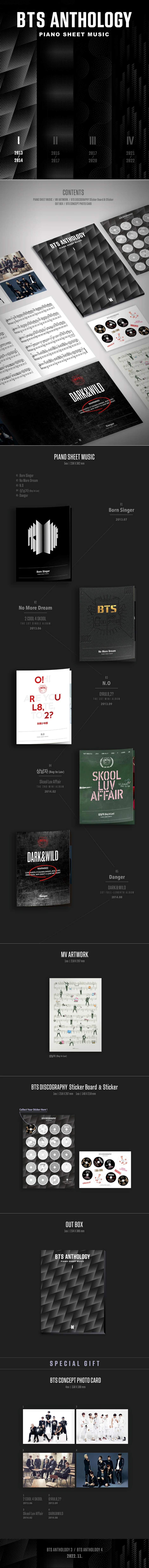 BTS - Anthology  - Piano Sheet Music - Image 2