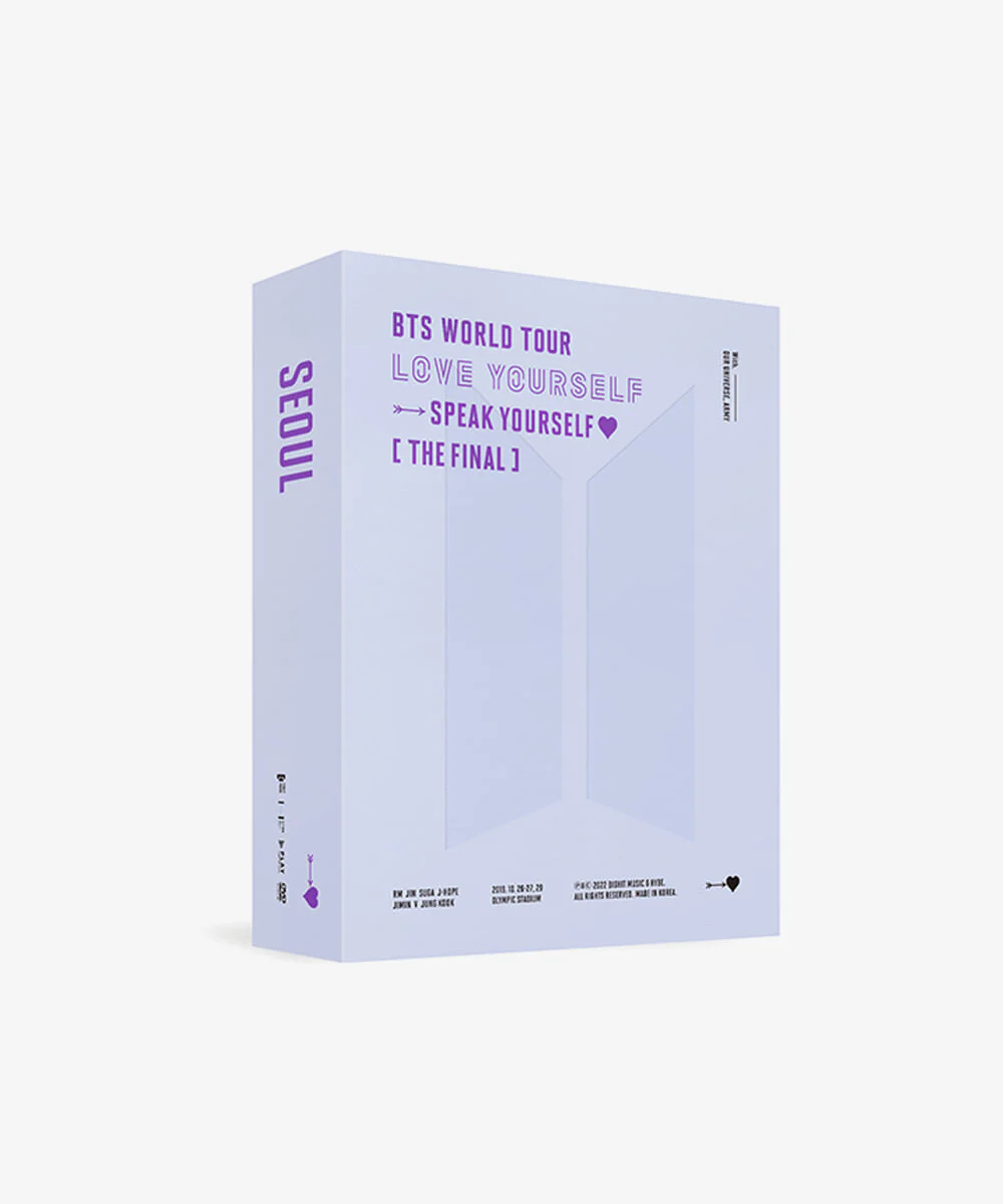 BTS - WORLD TOUR ’LOVE YOURSELF : SPEAK YOURSELF’ [THE FINAL] - DVD