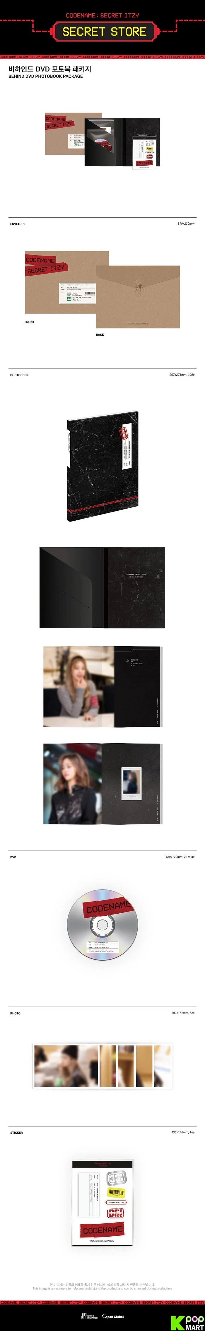 ITZY - SECRET STORE - Behind DVD Photobook - Image 2