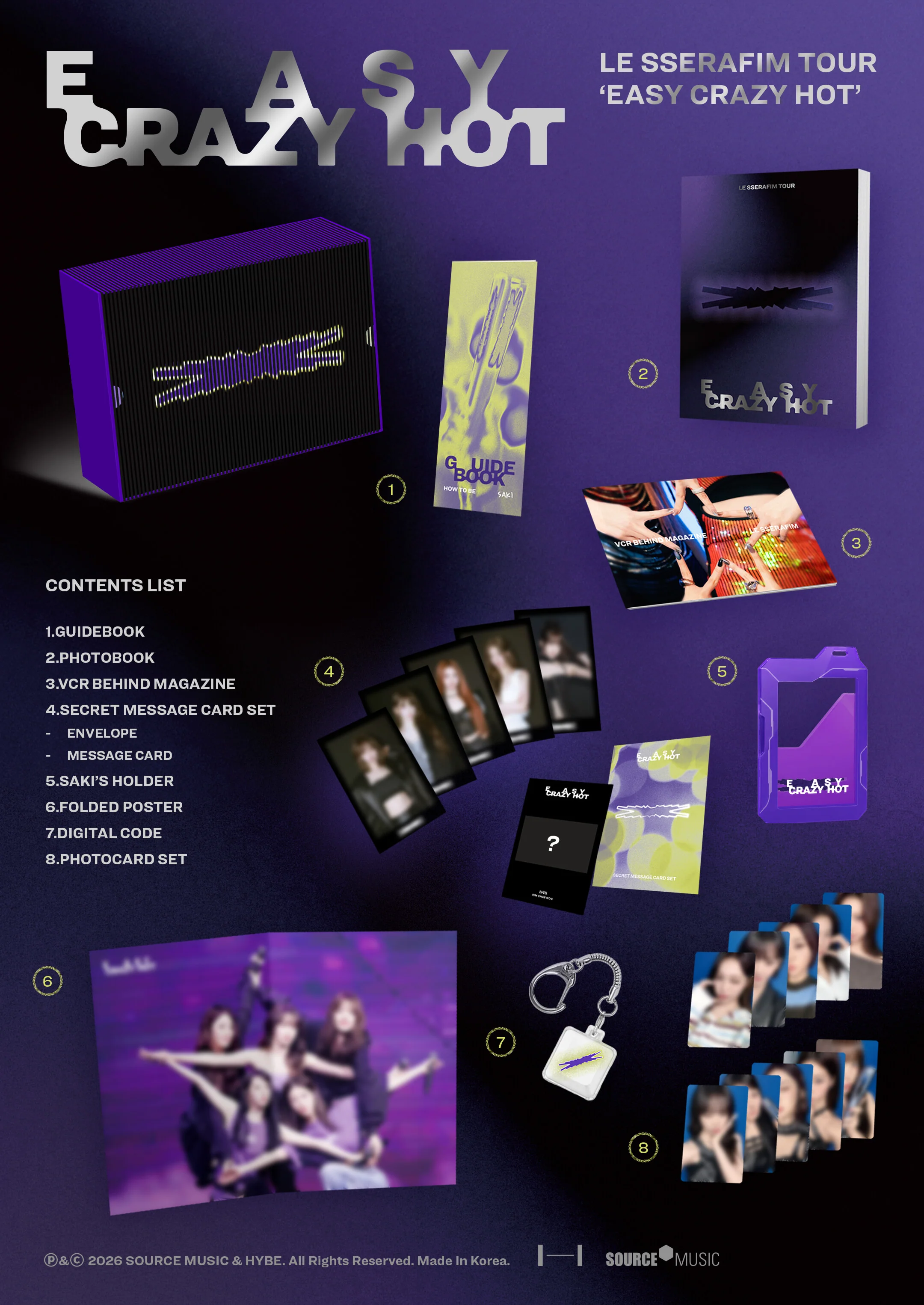 (Pre-Order) LE SSERAFIM - 'EASY CRAZY HOT' ENCORE IN SEOUL - Digital Code - Image 2