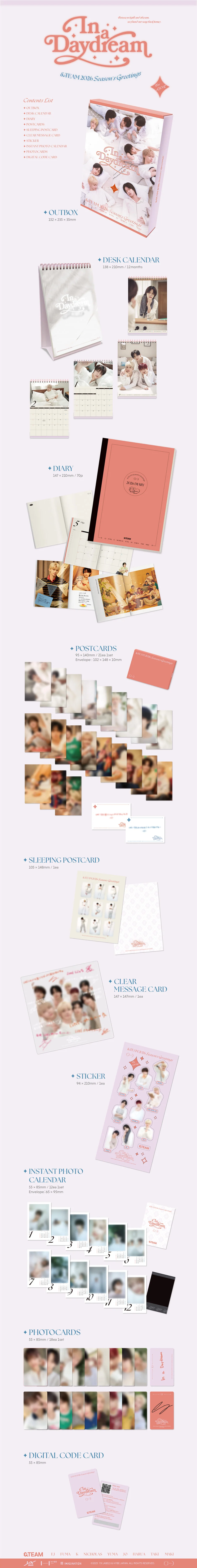 &TEAM - 2026 - In a Daydream - Season's Greetings - Image 2
