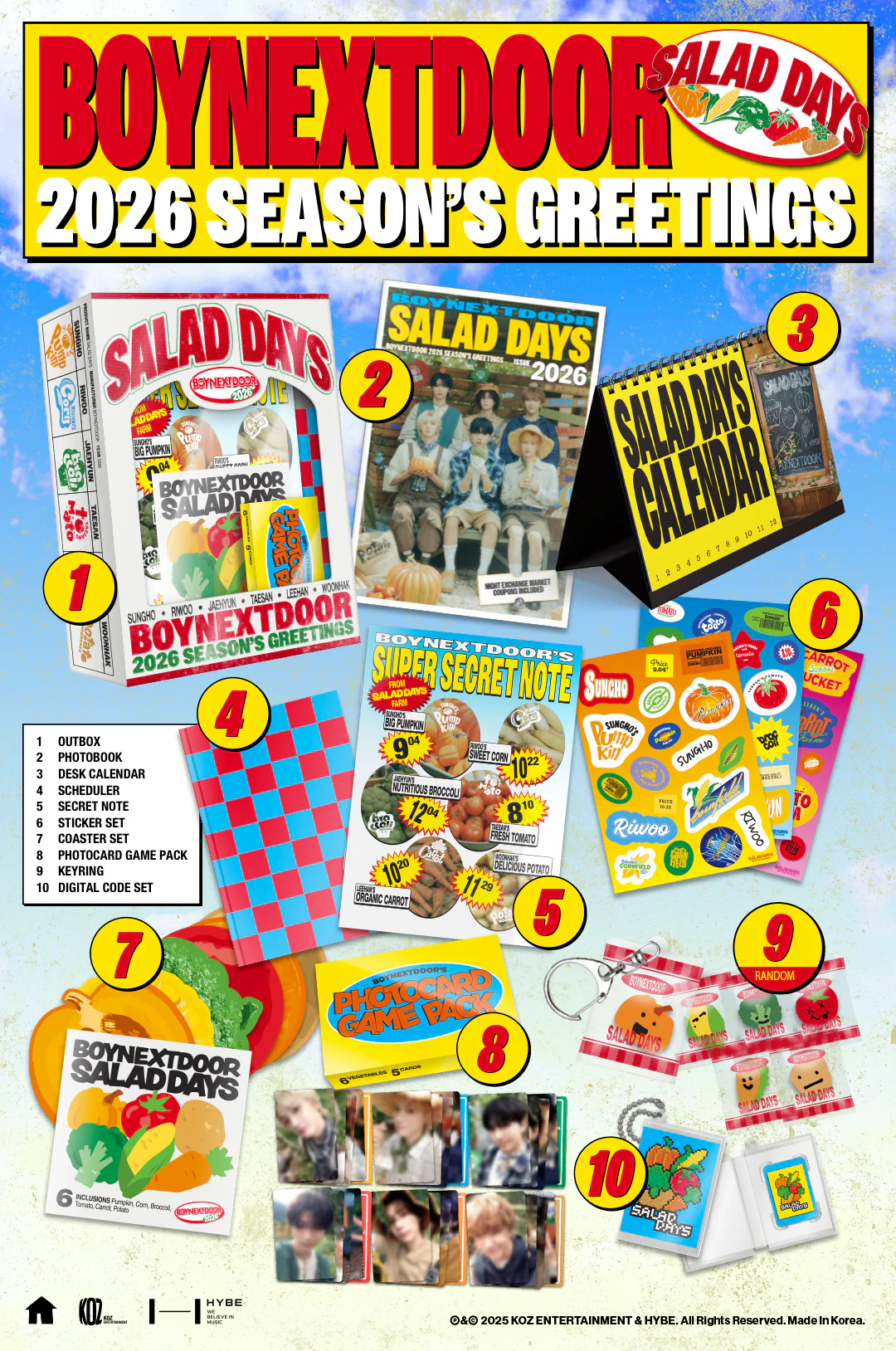 BOYNEXTDOOR - 2026 - SALAD DAYS - Season's Greetings - Image 2