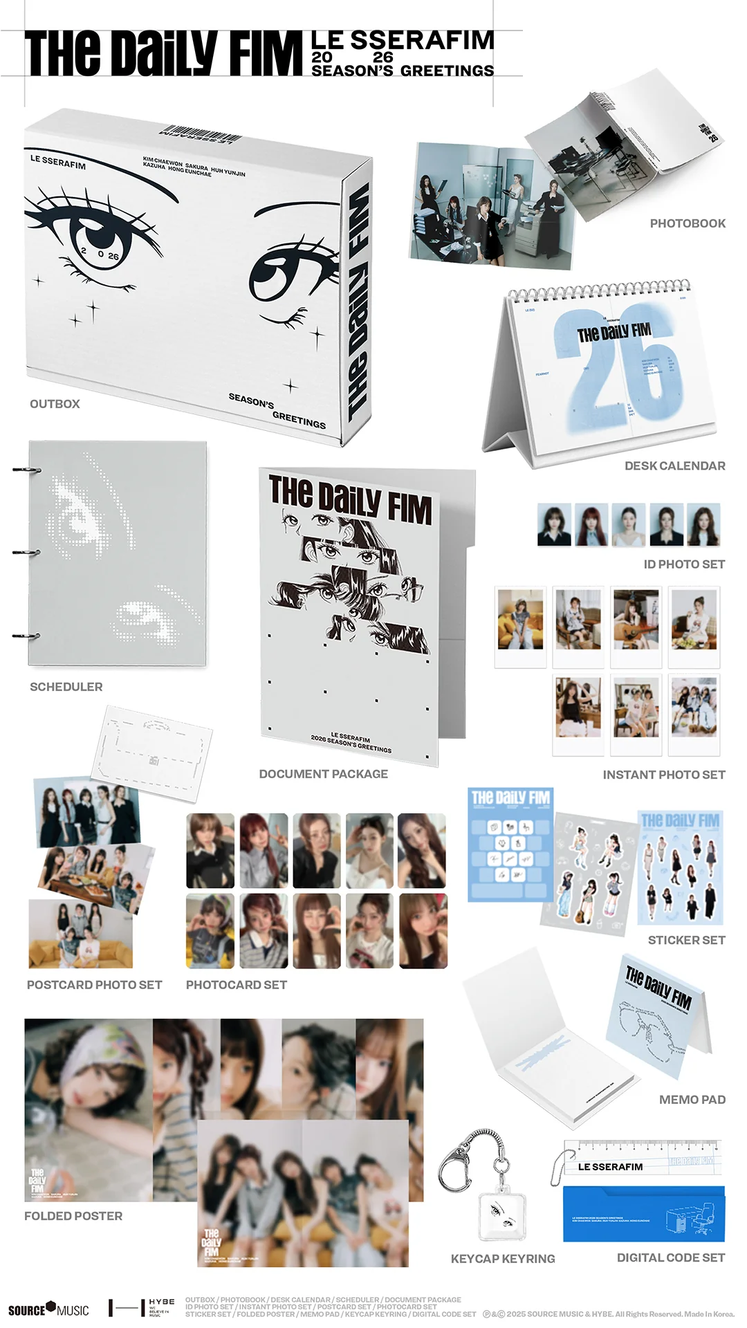 LE SSERAFIM - 2026 - The Daily Film - Season's Greetings - Image 2