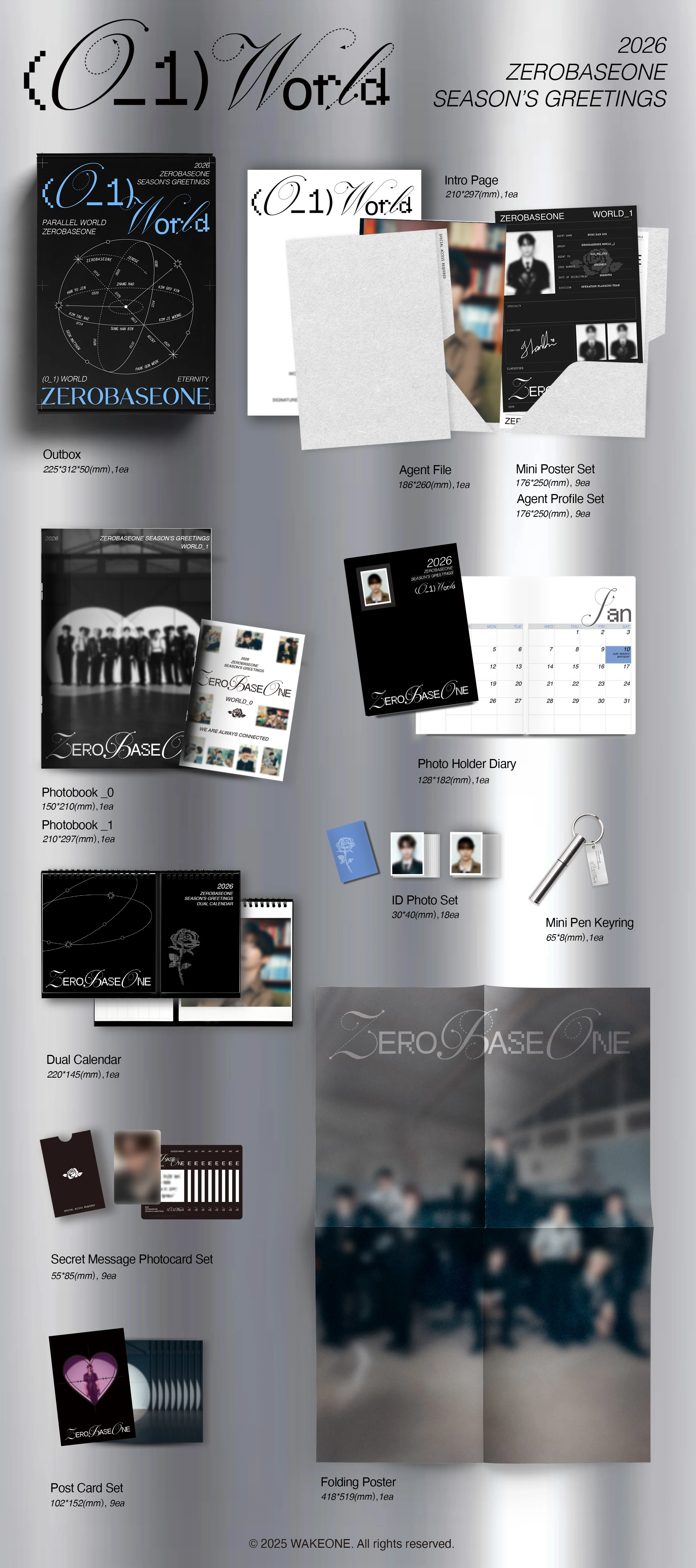 ZEROBASEONE - 2026 - (0_1) World - Season’s Greetings - Image 2