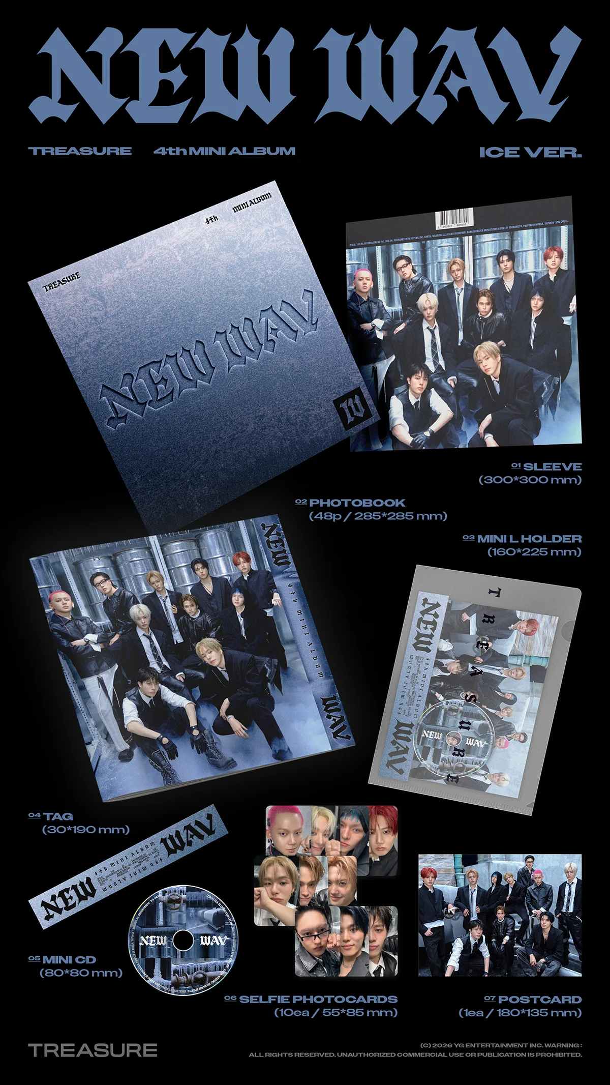 TREASURE - NEW WAV - 4th Mini Album (Standard Ver.) - Image 2